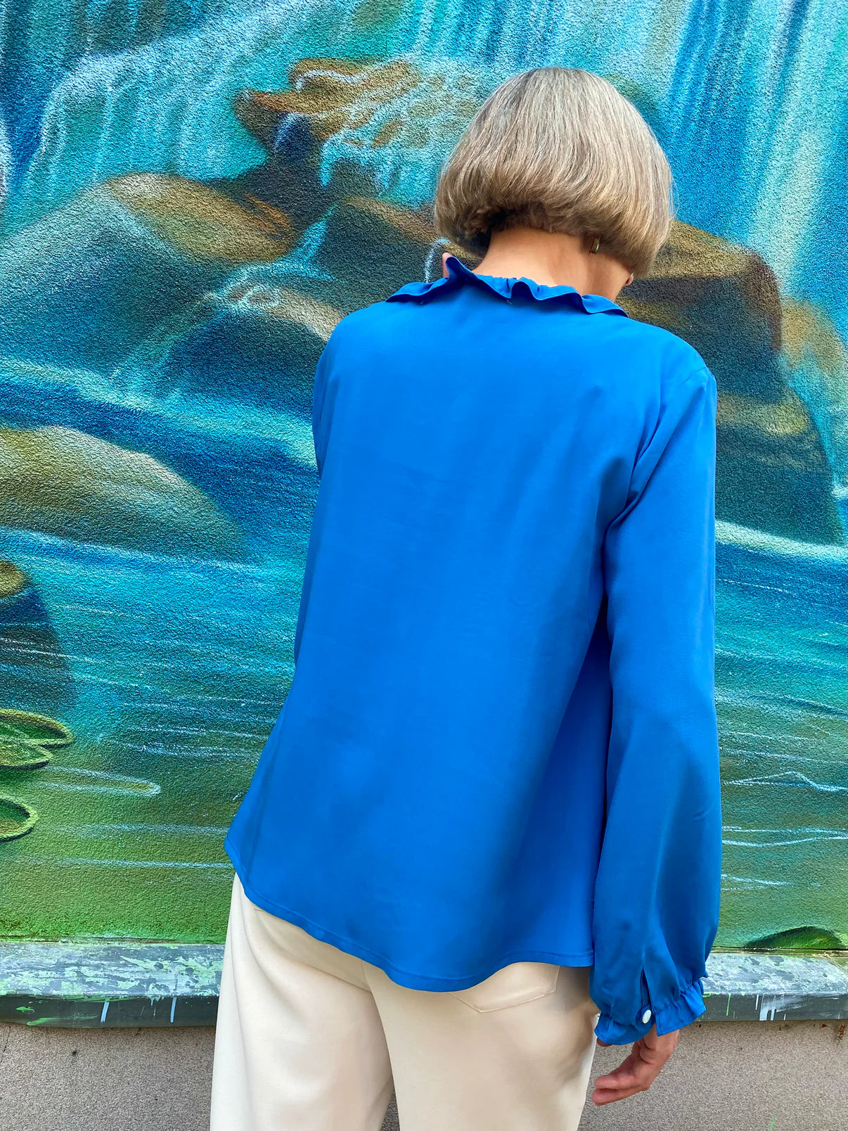 Papierschnittmuster Rüschenbluse Bristol