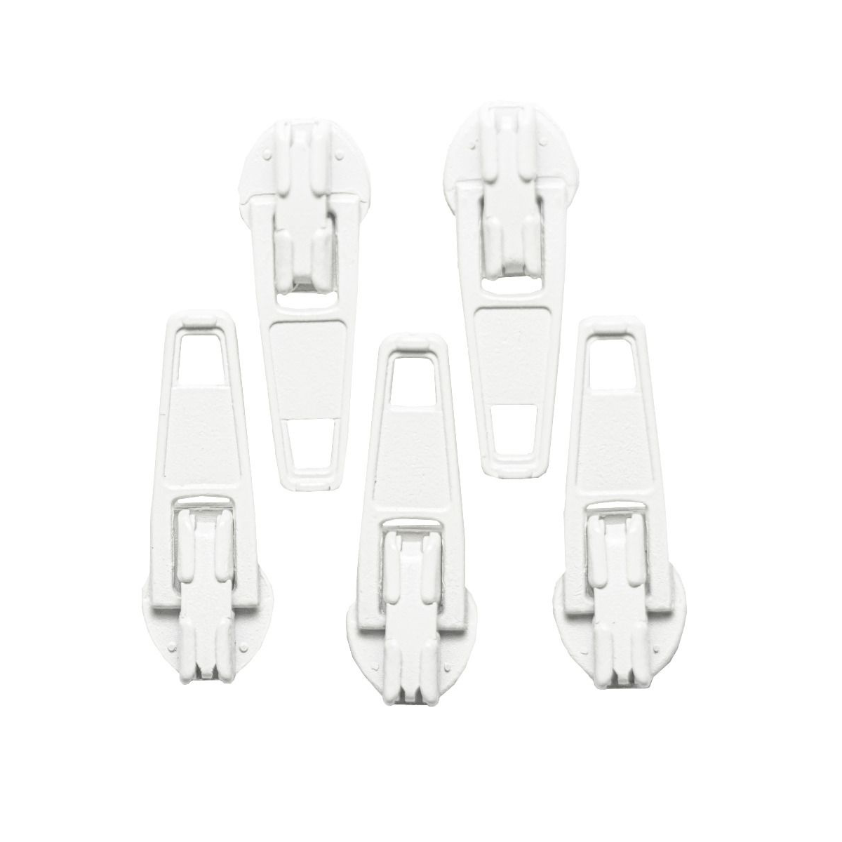 Slider / Zipper / Automatikschieber für Reißverschlüsse Größe 3 - Set 5 Stück