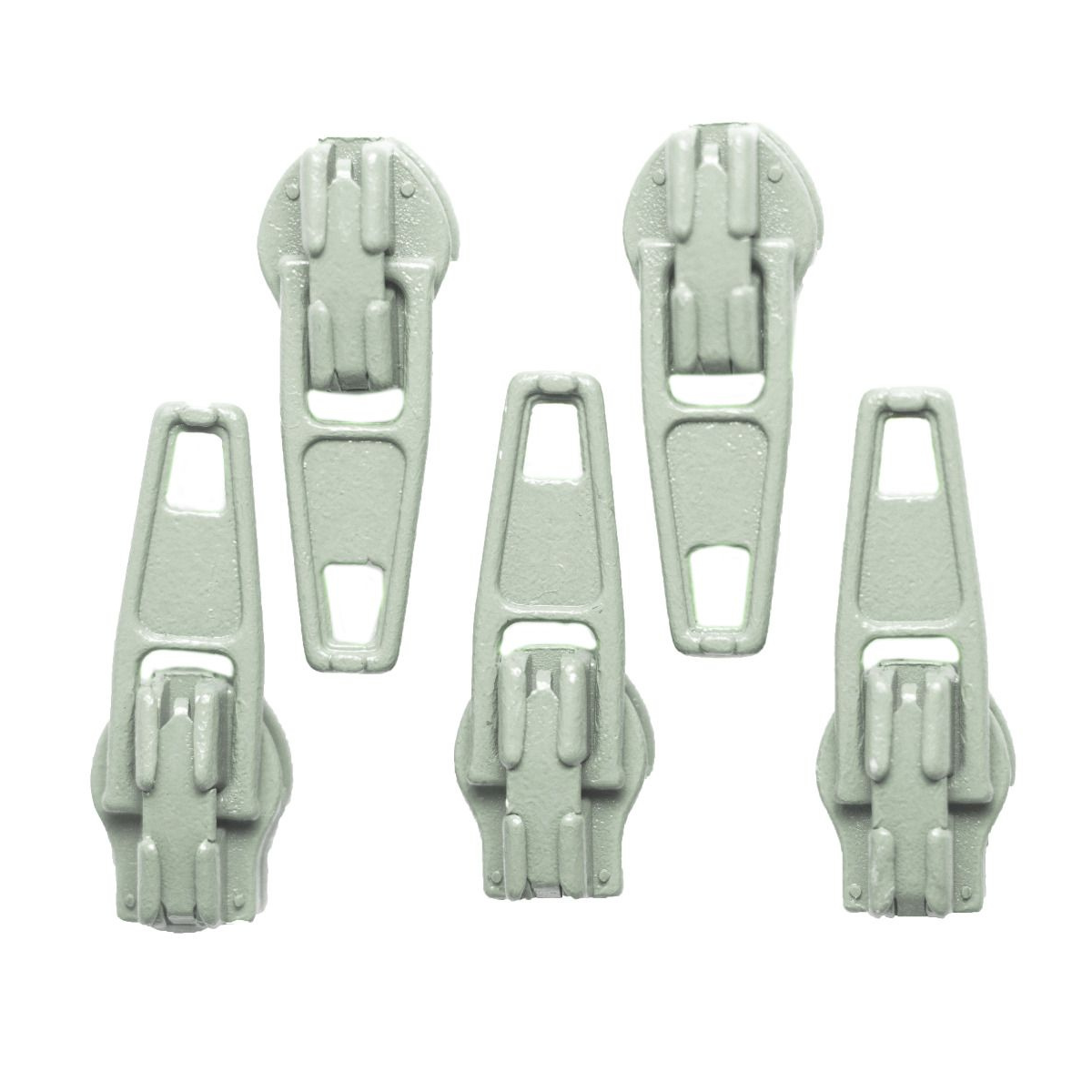 Slider / Zipper / Automatikschieber für Reißverschlüsse Größe 3 - Set 5 Stück