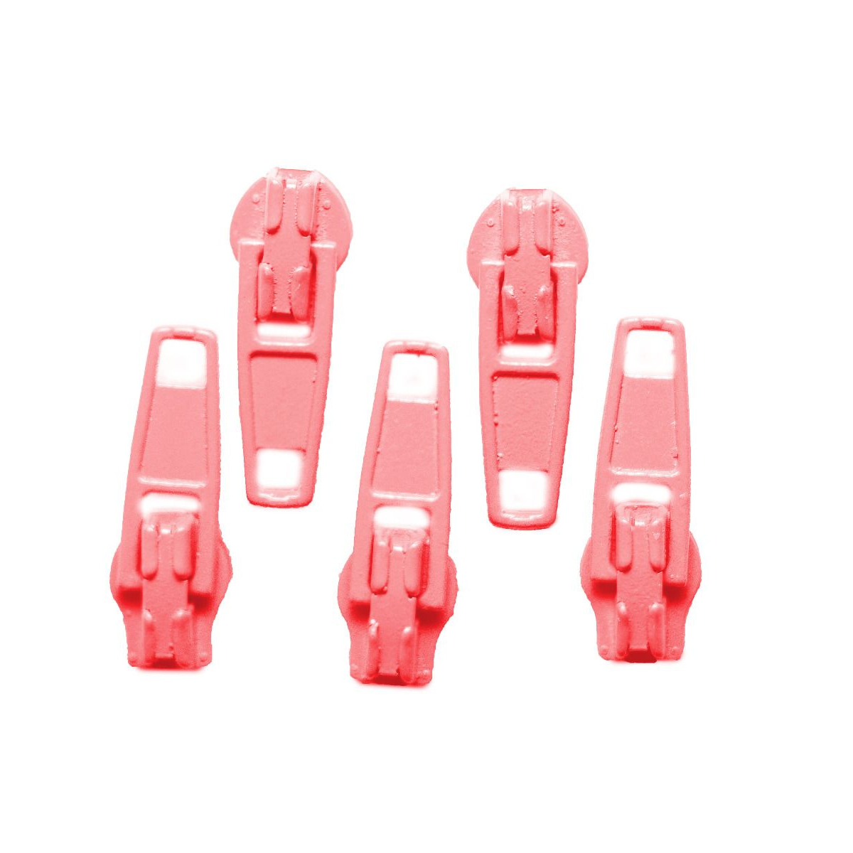 Slider / Zipper / Automatikschieber für Reißverschlüsse Größe 3 - Set 5 Stück