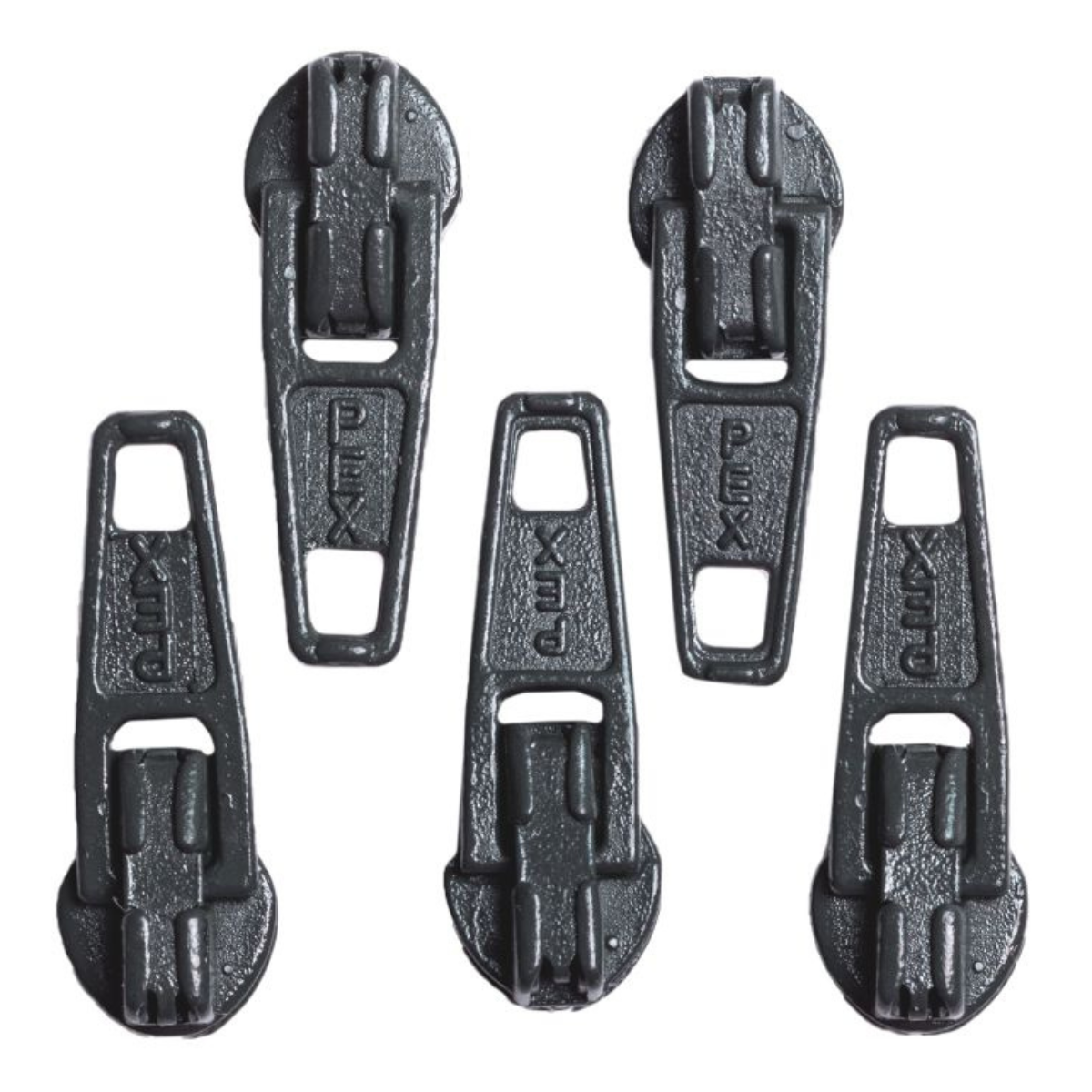 Slider / Zipper / Automatikschieber für Reißverschlüsse Größe 3 - Set 5 Stück
