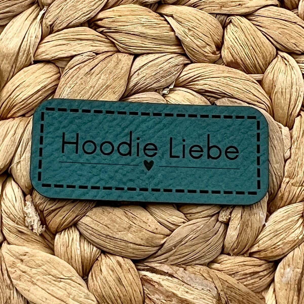 Label Kunstleder KDS - Hoodie Liebe