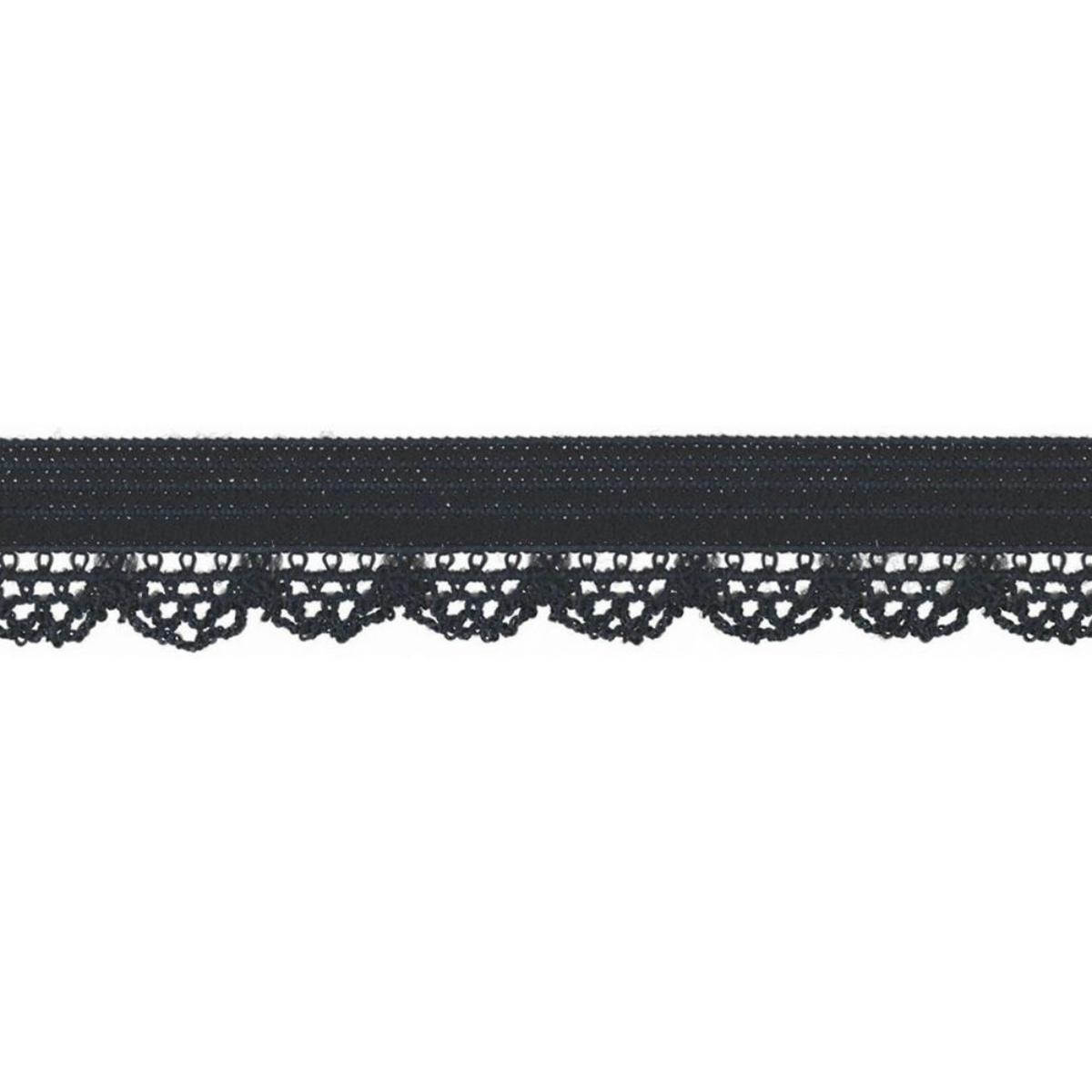 Elastisches Gummiband 12 mm - Spitzenborde