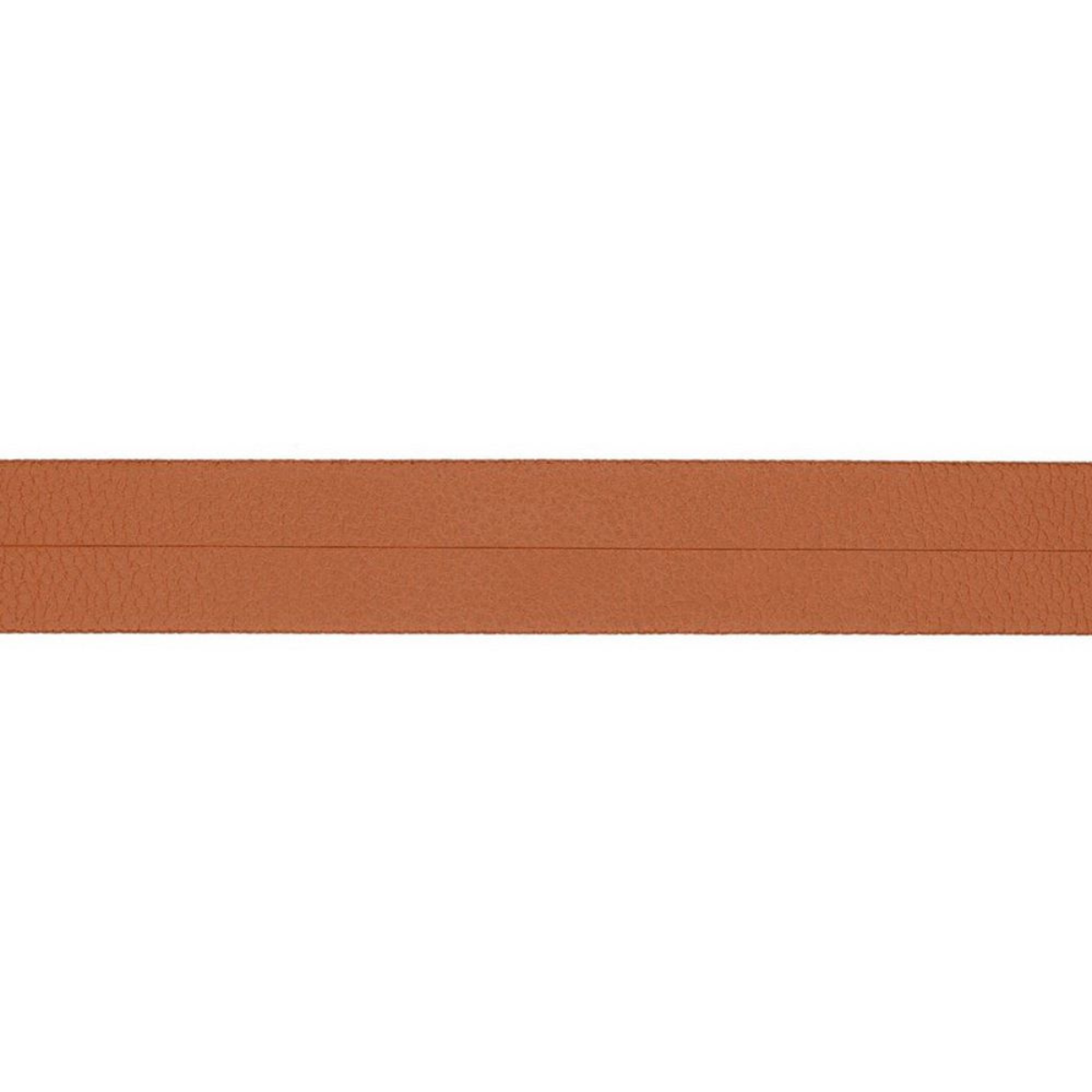Struktur Kunstleder Einfassband gefalzt - 20 mm