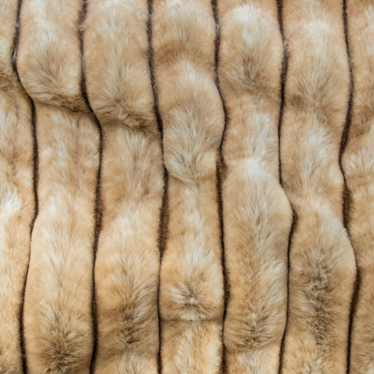 Plüschstoff in Cordoptik - 3cm Rippen