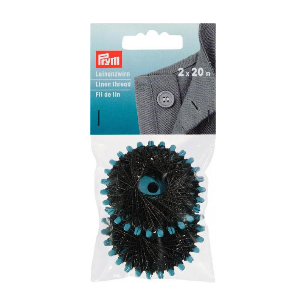 Prym Leinenzwirn 2x20 m - weiß