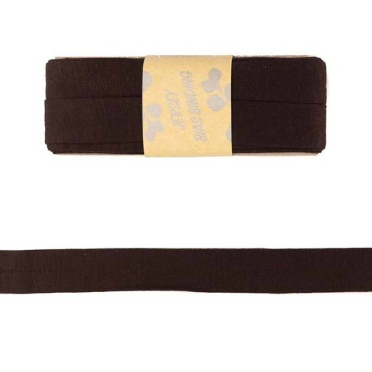 Jersey Viskose Schrägband/Einfassband gefalzt 20 mm x 3 m Coupon