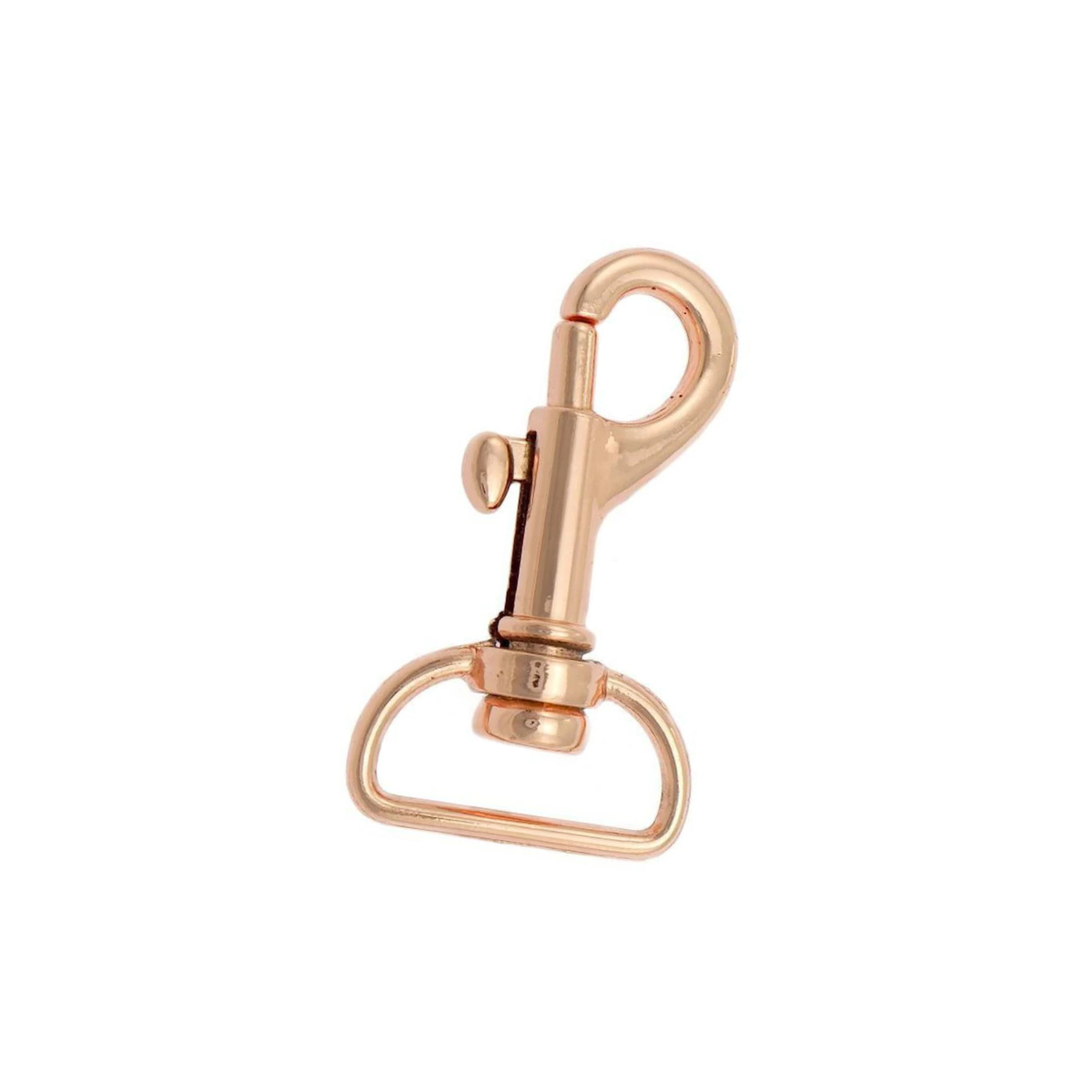 Karabinerhaken Metall 1 Stück ca. 20 mm - roségold