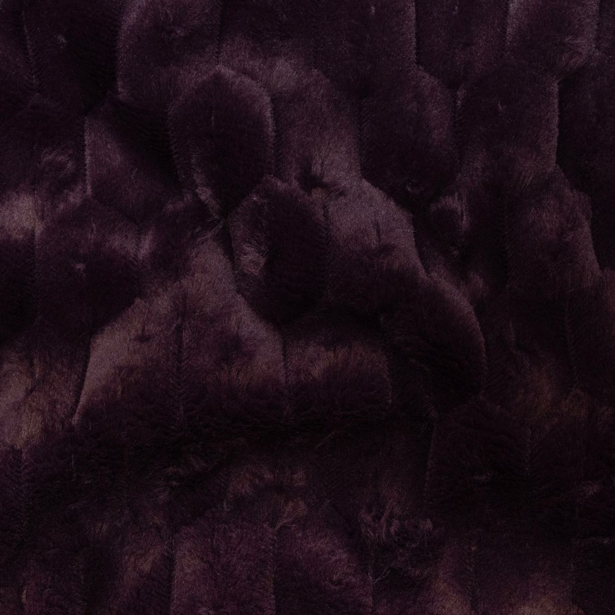 Fellimitat Stoff - Wabenmuster