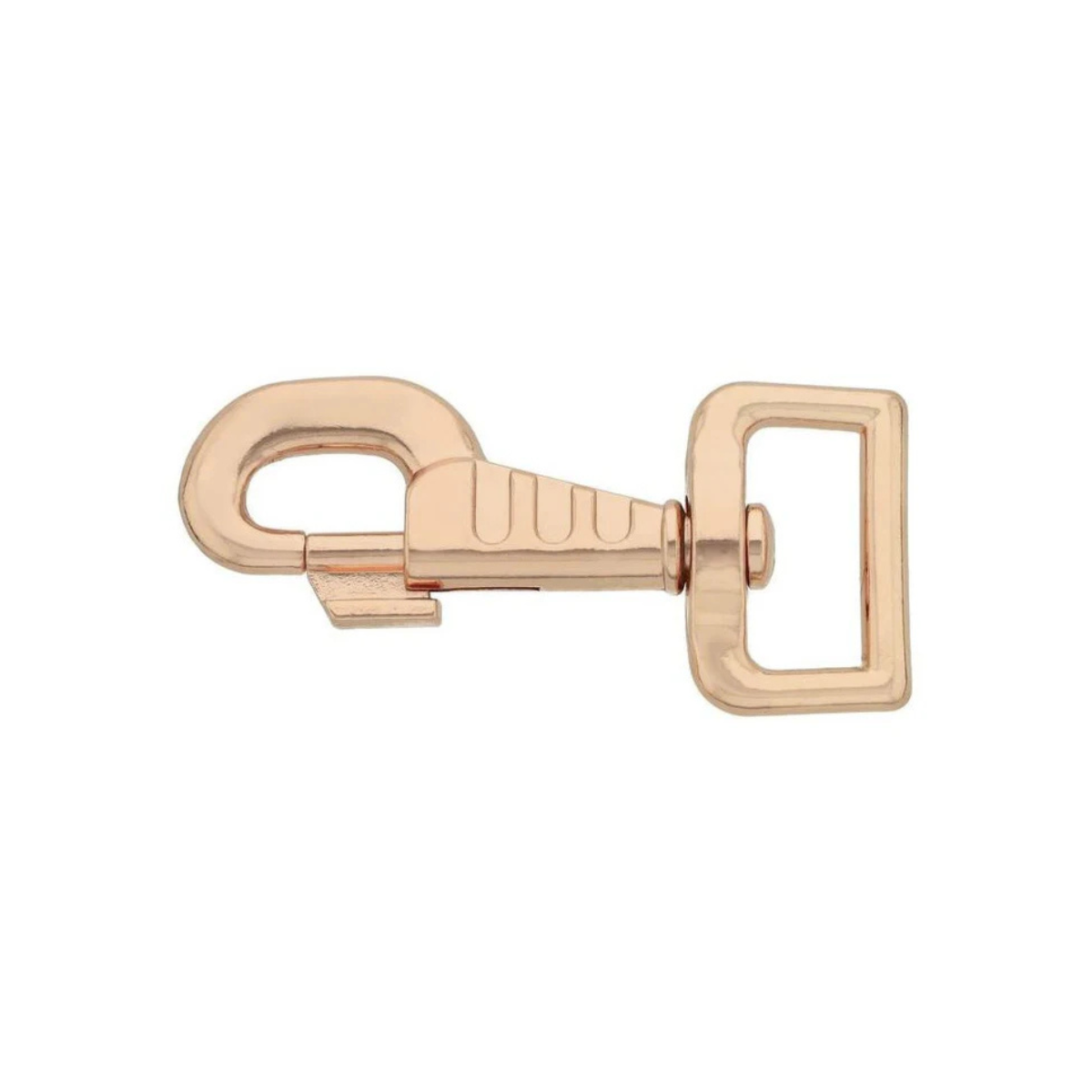 Karabinerhaken Deluxe Metall 1 Stück ca. 27 mm - roségold
