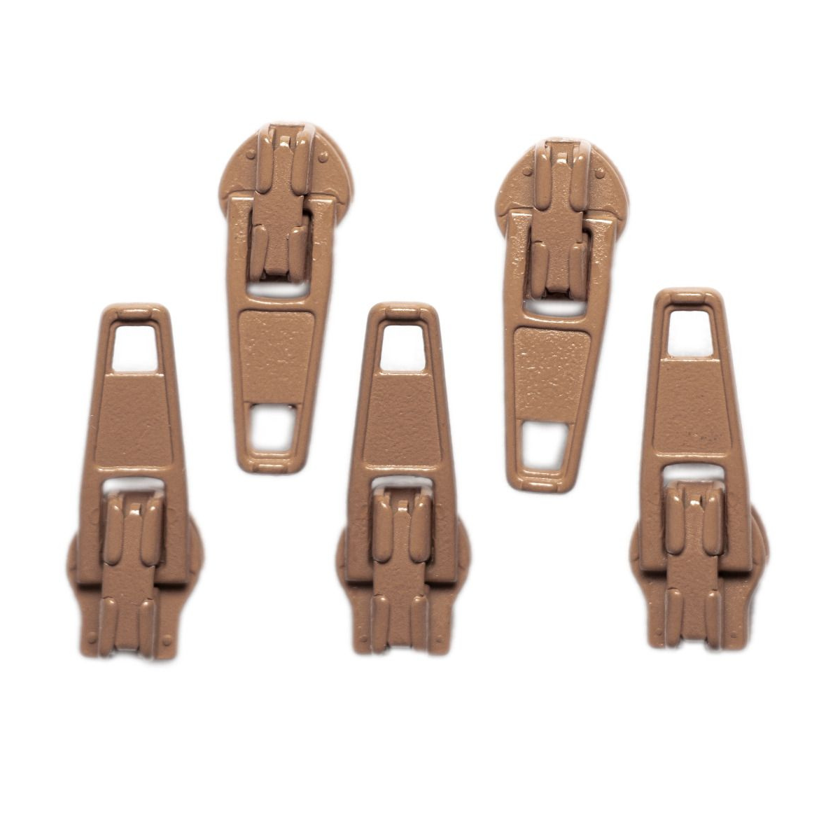 Slider / Zipper / Automatikschieber für Reißverschlüsse Größe 3 - Set 5 Stück