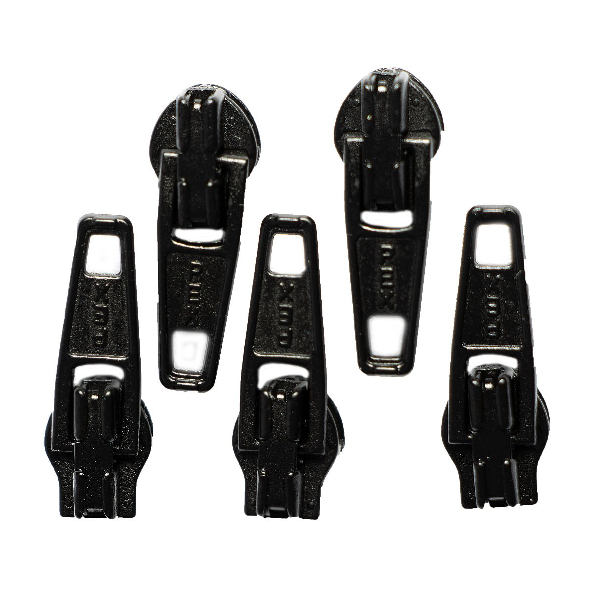 Slider / Zipper / Automatikschieber für Reißverschlüsse Größe 3 - Set 5 Stück