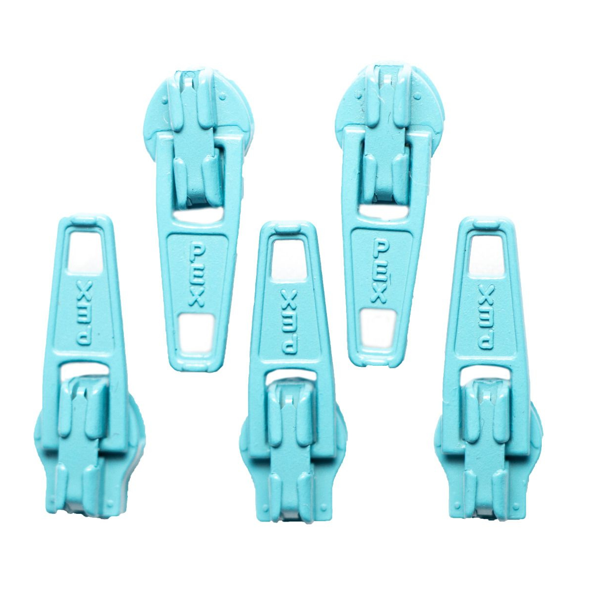 Slider / Zipper / Automatikschieber für Reißverschlüsse Größe 3 - Set 5 Stück