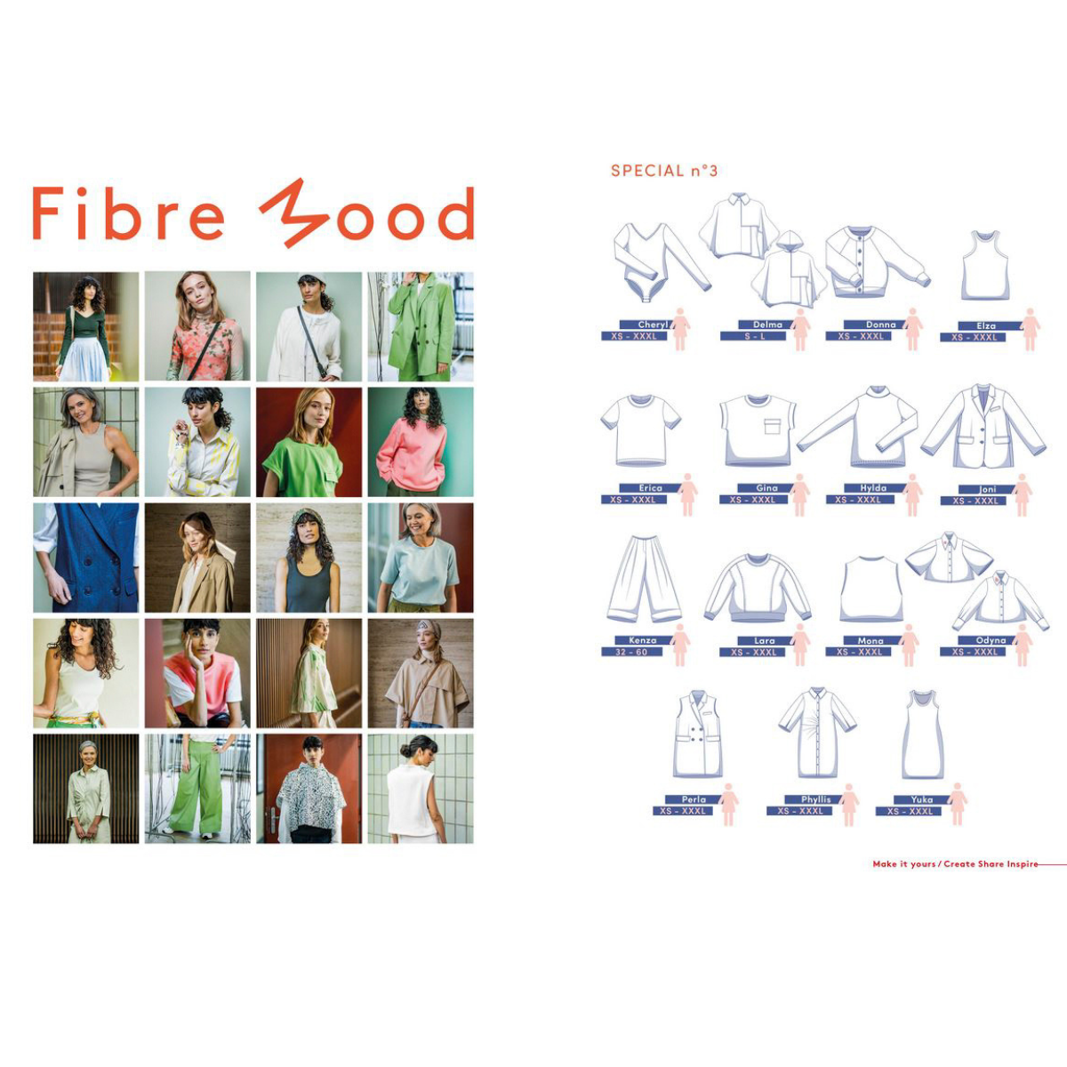 Fibre Mood - Damen Schnittmuster- & Nähmagazin - Special n°3