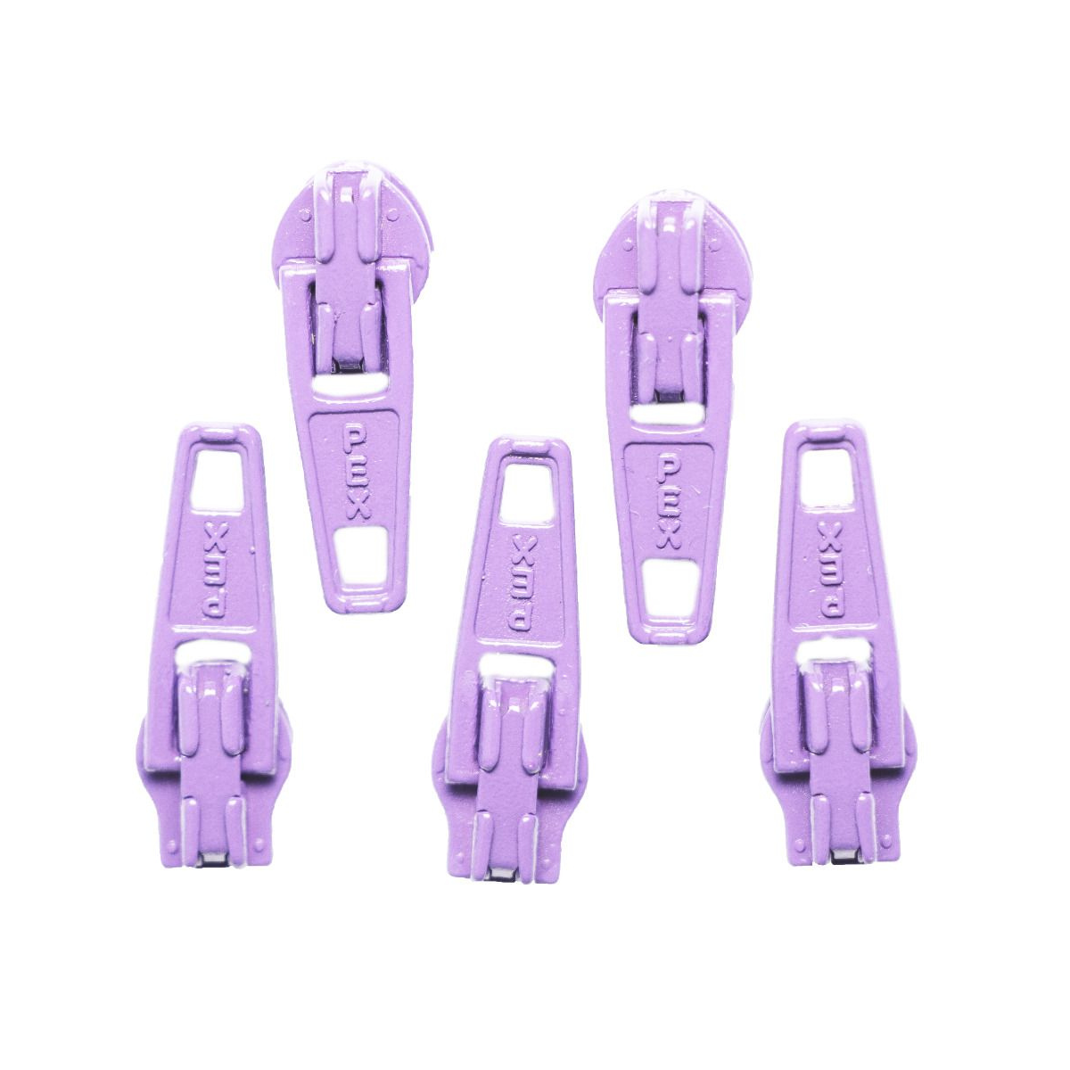 Slider / Zipper / Automatikschieber für Reißverschlüsse Größe 3 - Set 5 Stück