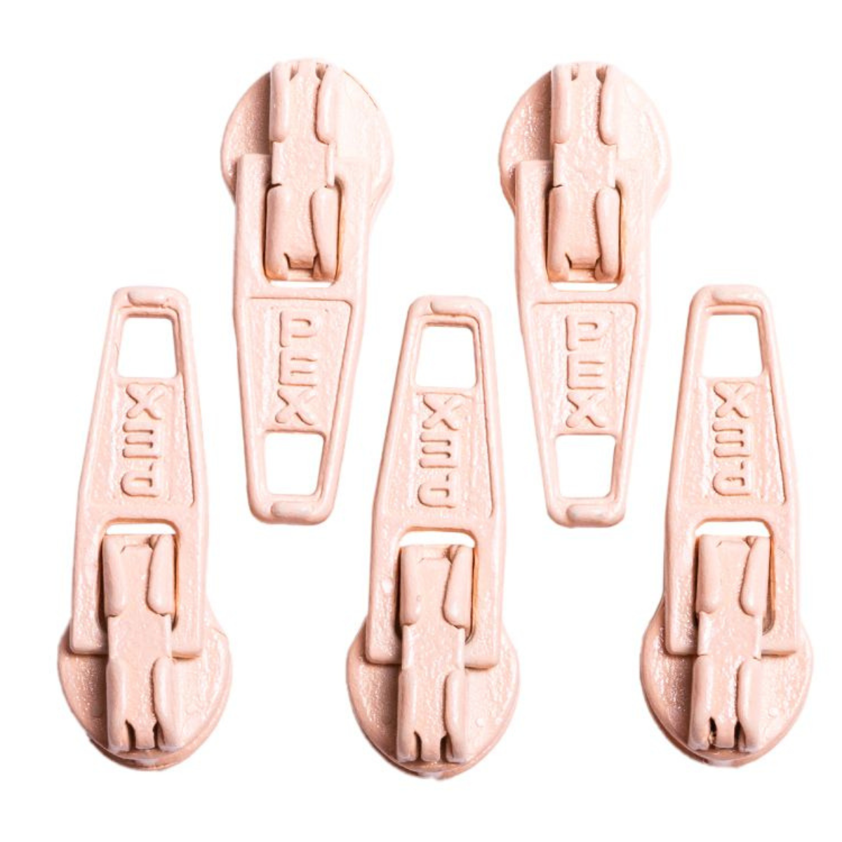 Slider / Zipper / Automatikschieber für Reißverschlüsse Größe 3 - Set 5 Stück