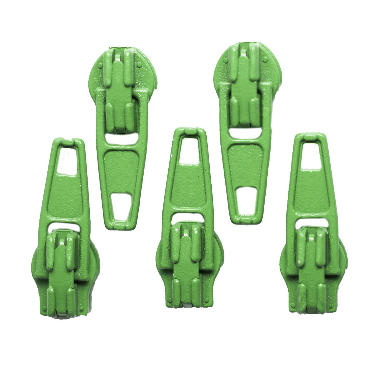 Slider / Zipper / Automatikschieber für Reißverschlüsse Größe 3 - Set 5 Stück