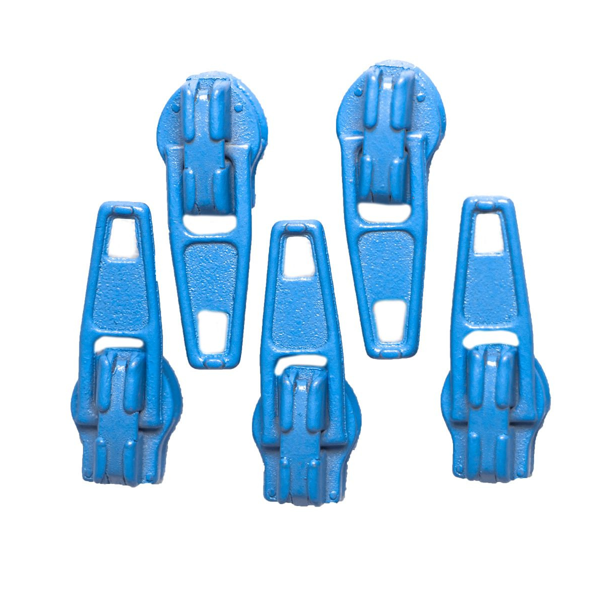 Slider / Zipper / Automatikschieber für Reißverschlüsse Größe 3 - Set 5 Stück