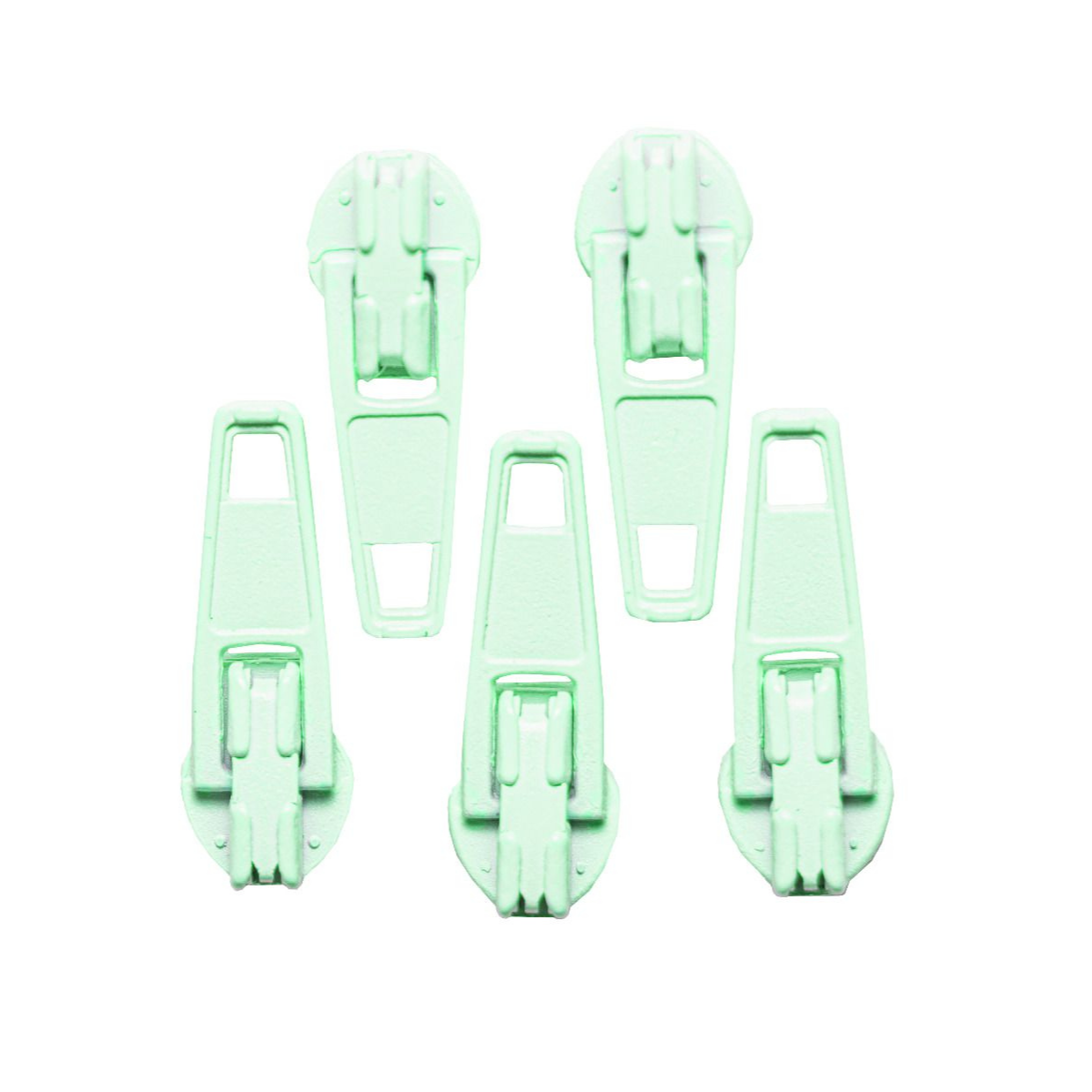 Slider / Zipper / Automatikschieber für Reißverschlüsse Größe 3 - Set 5 Stück