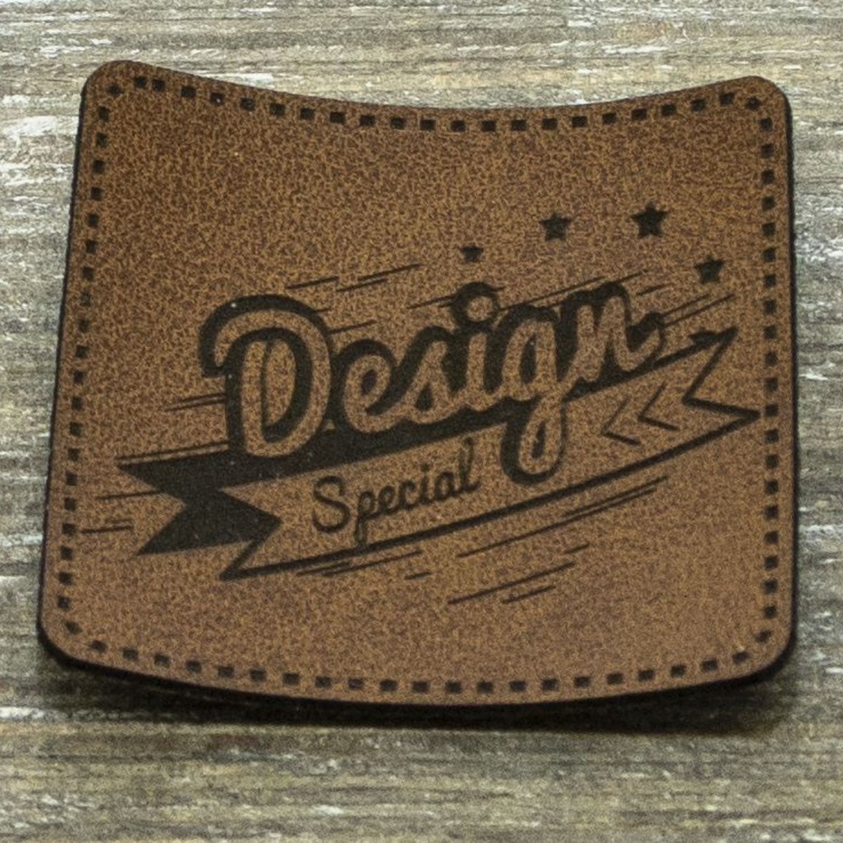 Label Kunstleder KDS - Design Special - braun