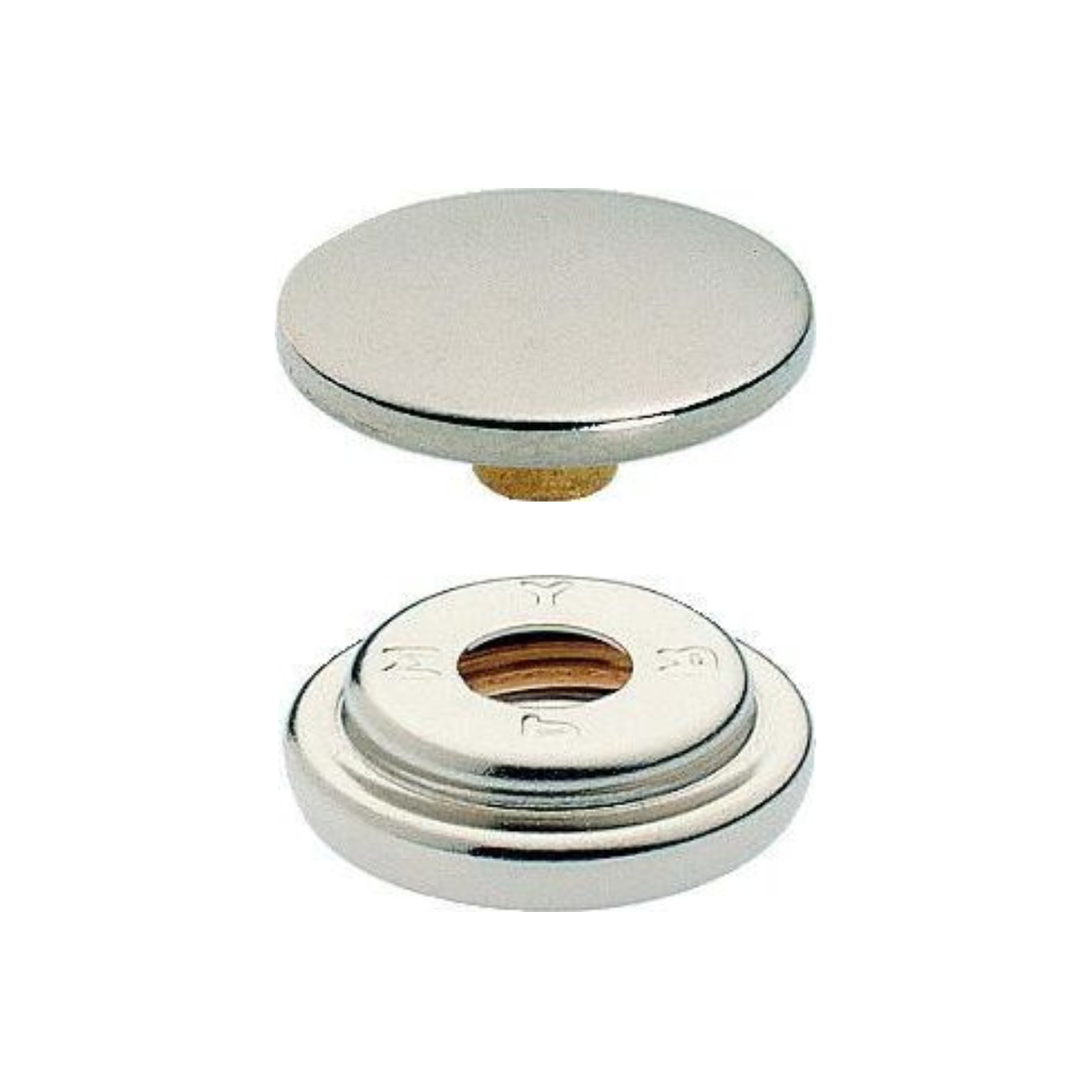 Prym NF-Druckknöpfe Yacht & Caravan MS 15 mm - silber