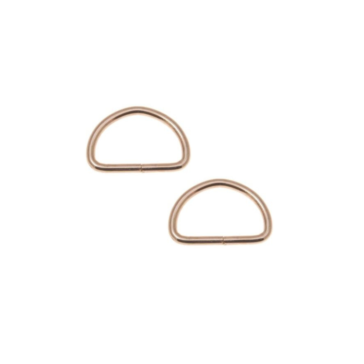 Halbrundringe / D-Ringe 4 Stück - gold