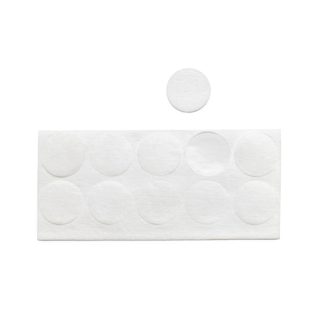 Prym Power Dots Druckknopf-Stabilisator 100 Stück (30mm / 20mm) - weiß