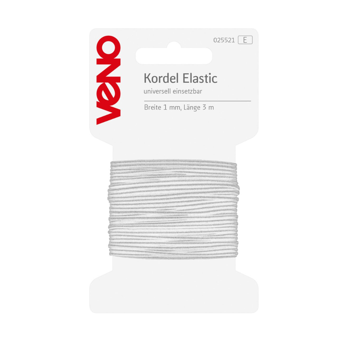 Elastic Kordel 1mm x 3 m SB Coupon
