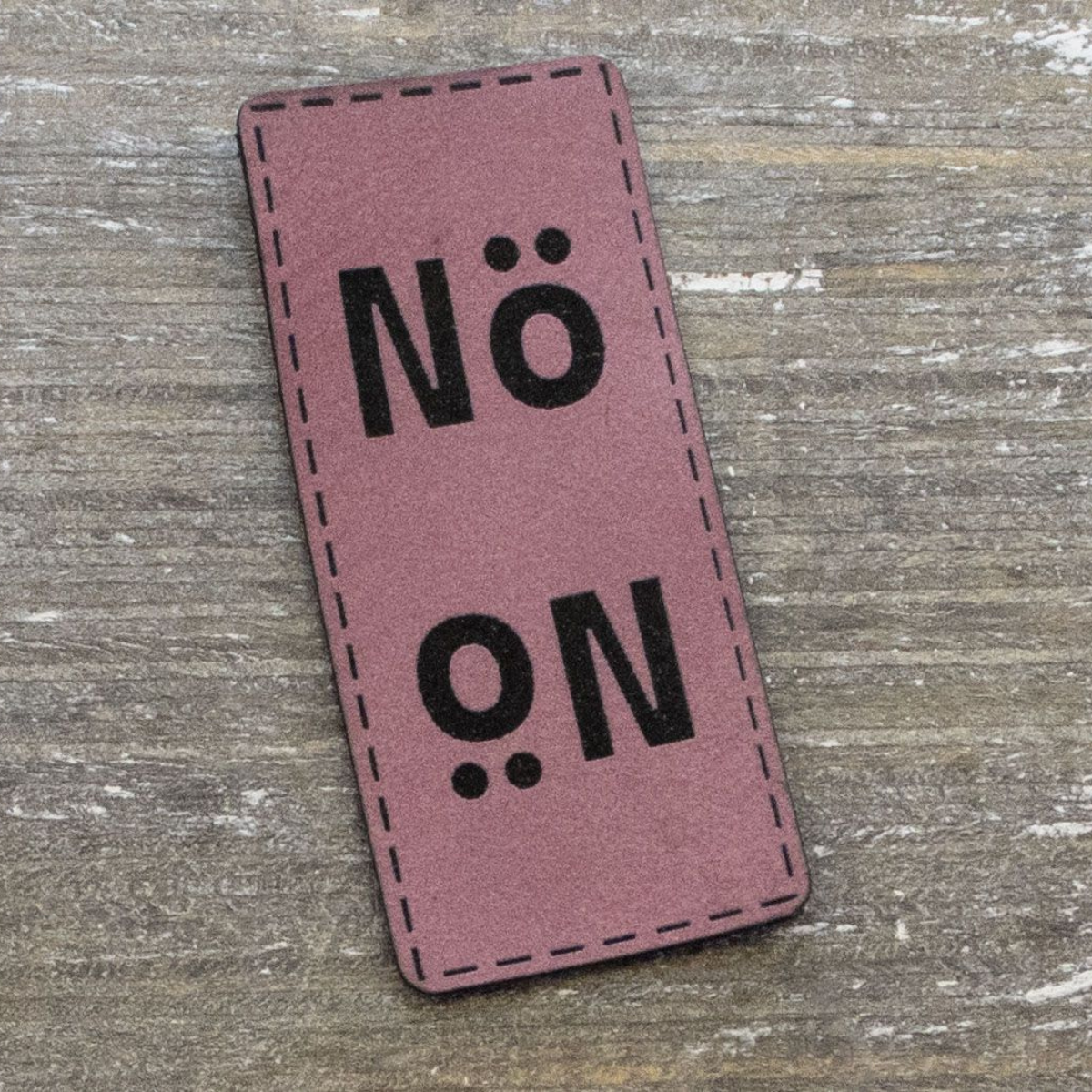 Label Kunstleder KDS - Nö