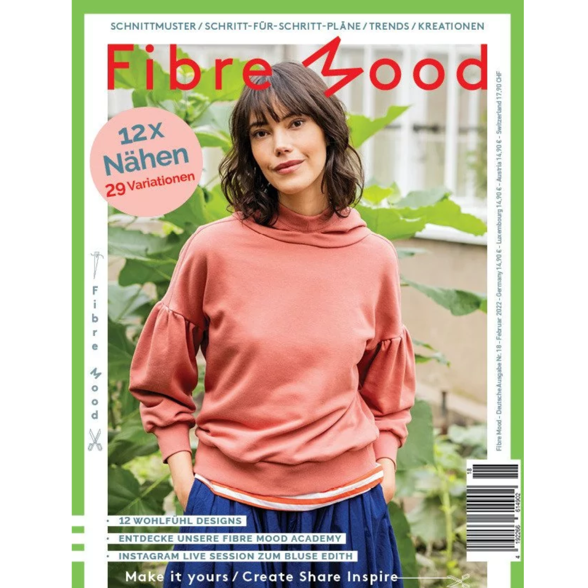 Fibre Mood - Damen Schnittmuster- & Nähmagazin - Ausgabe 18