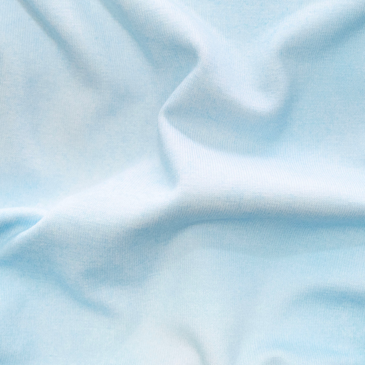 Jersey Baumwolle - meliert - blau - weiß