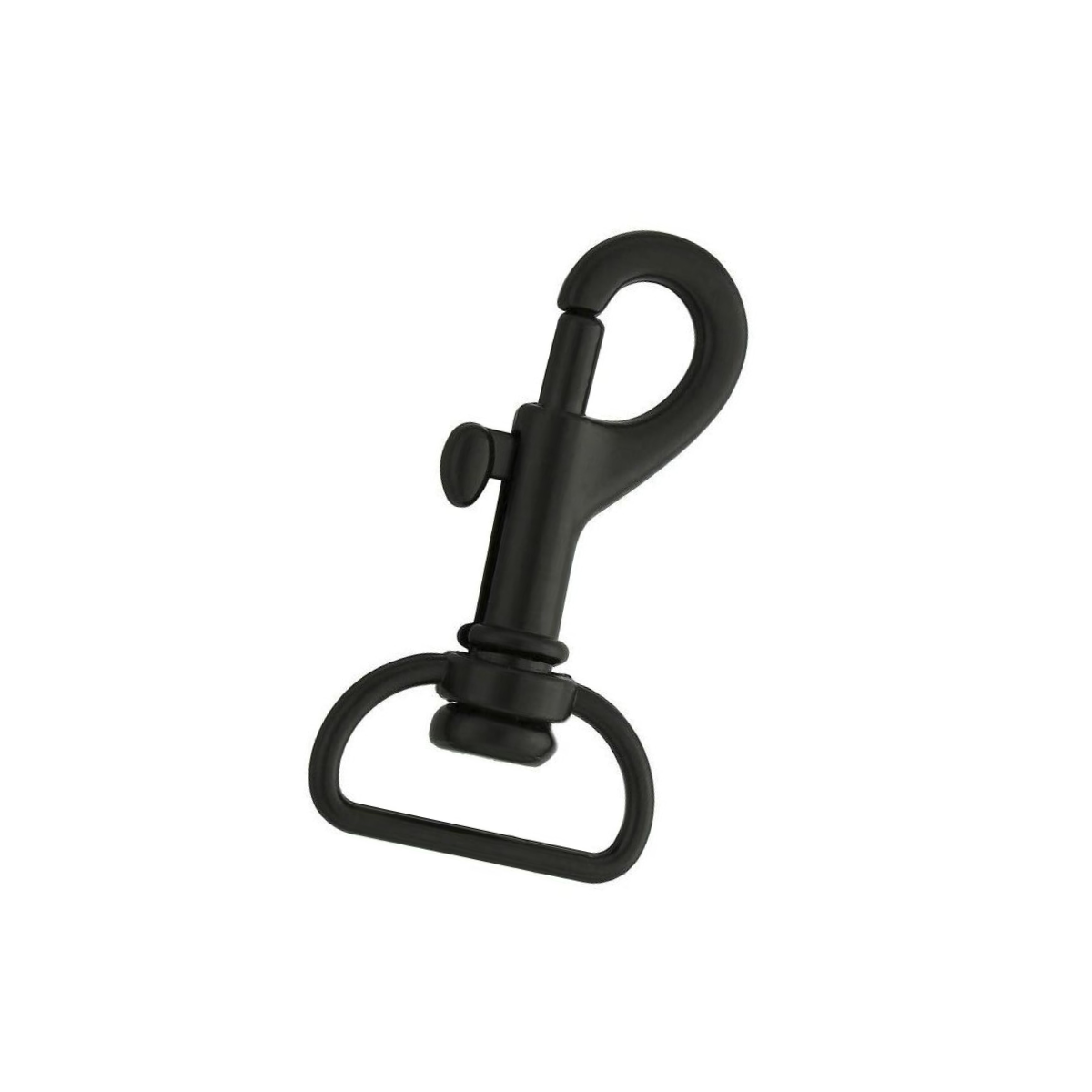 Karabinerhaken Metall 1 Stück ca. 20 mm - schwarz