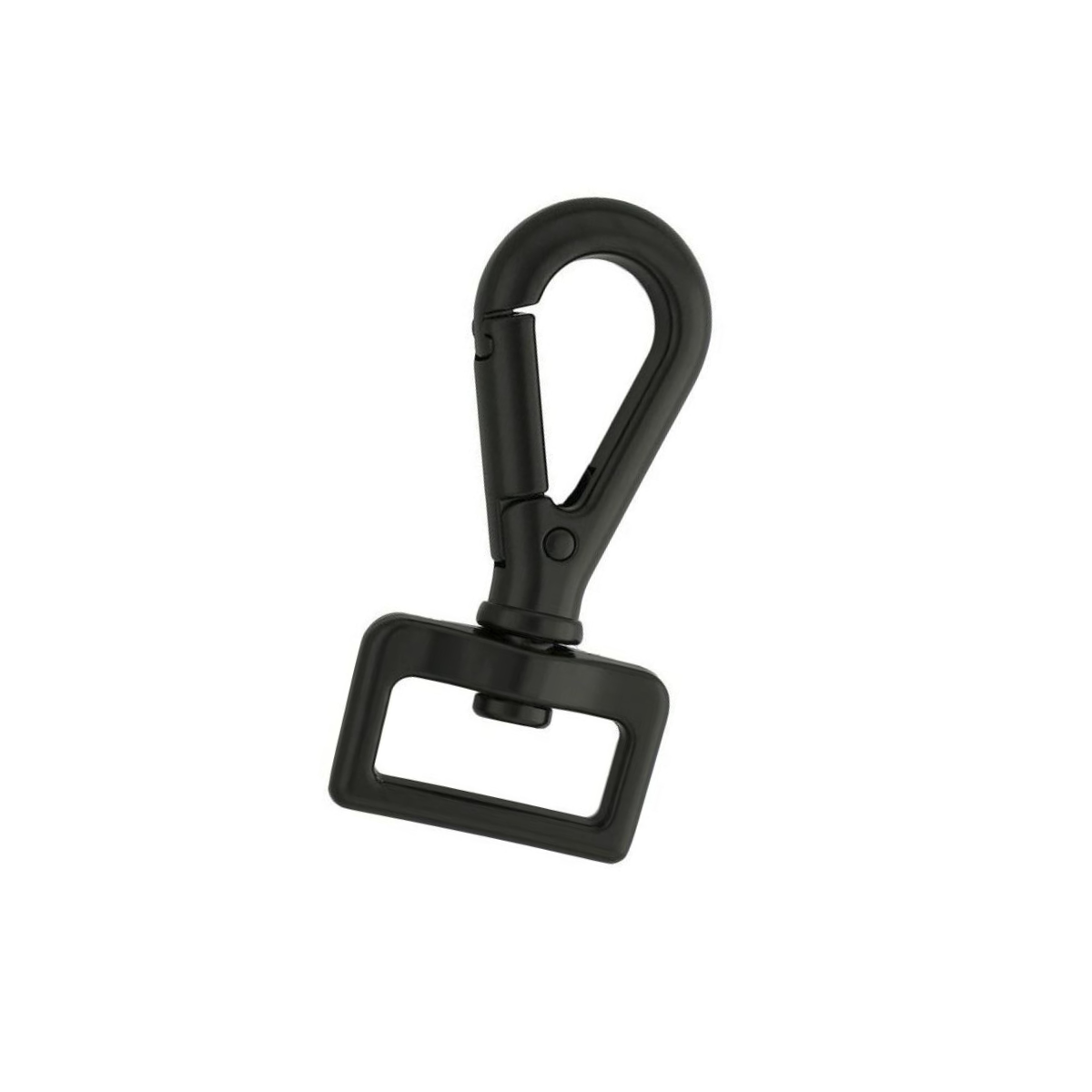 Karabinerhaken Metall 1 Stück ca. 25 mm - schwarz