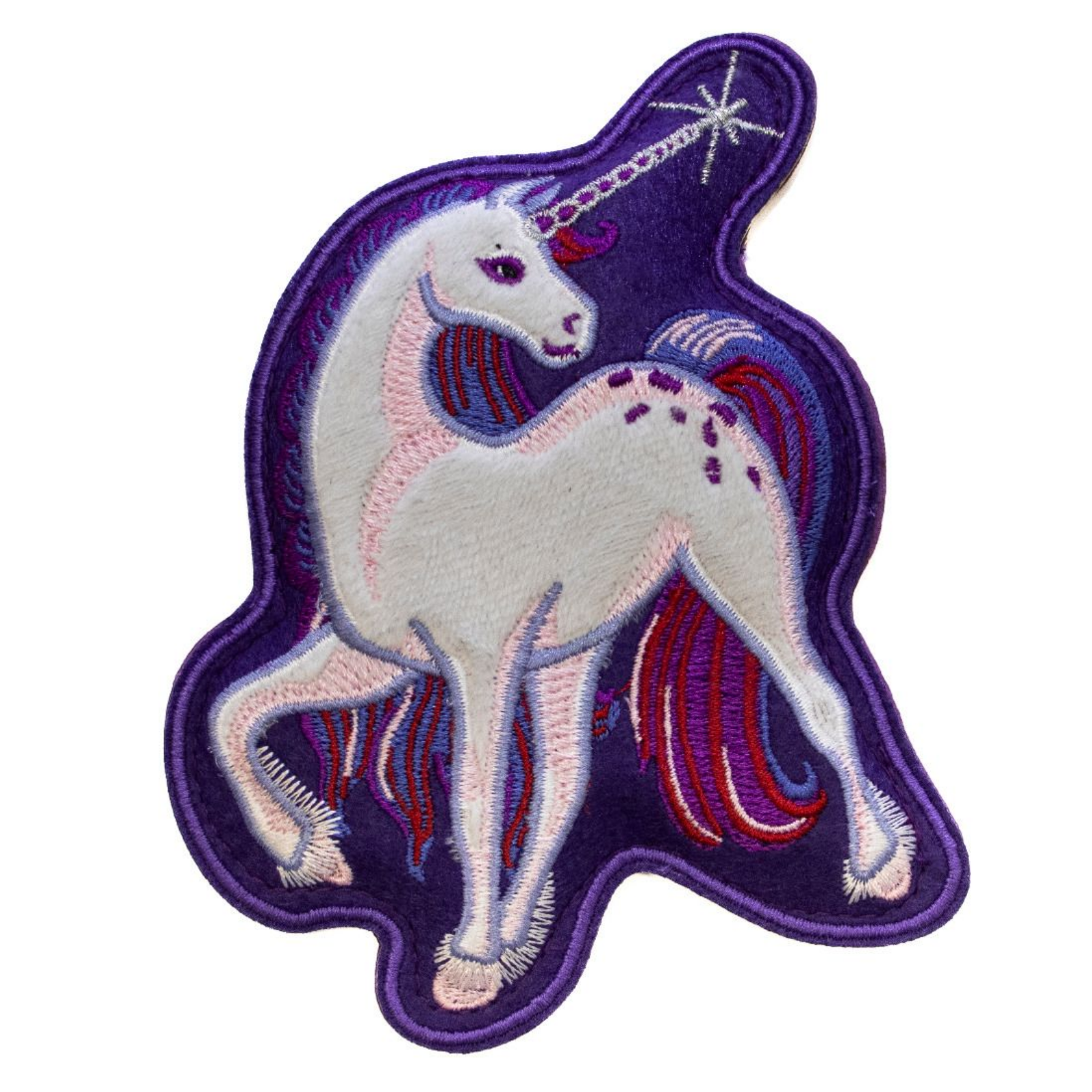 Einhorn Stick-Applikation mit Magnet