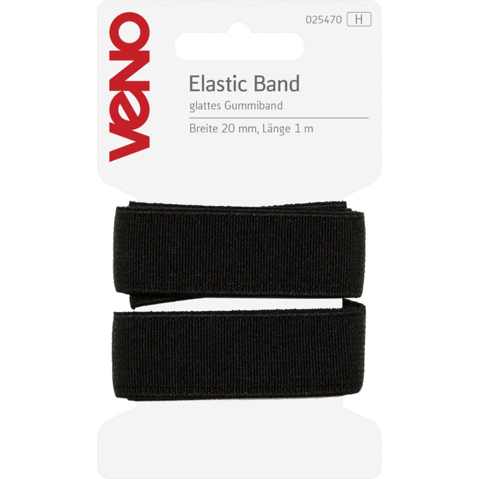 Elastic Band glatt SB 20mm x 1m Coupon