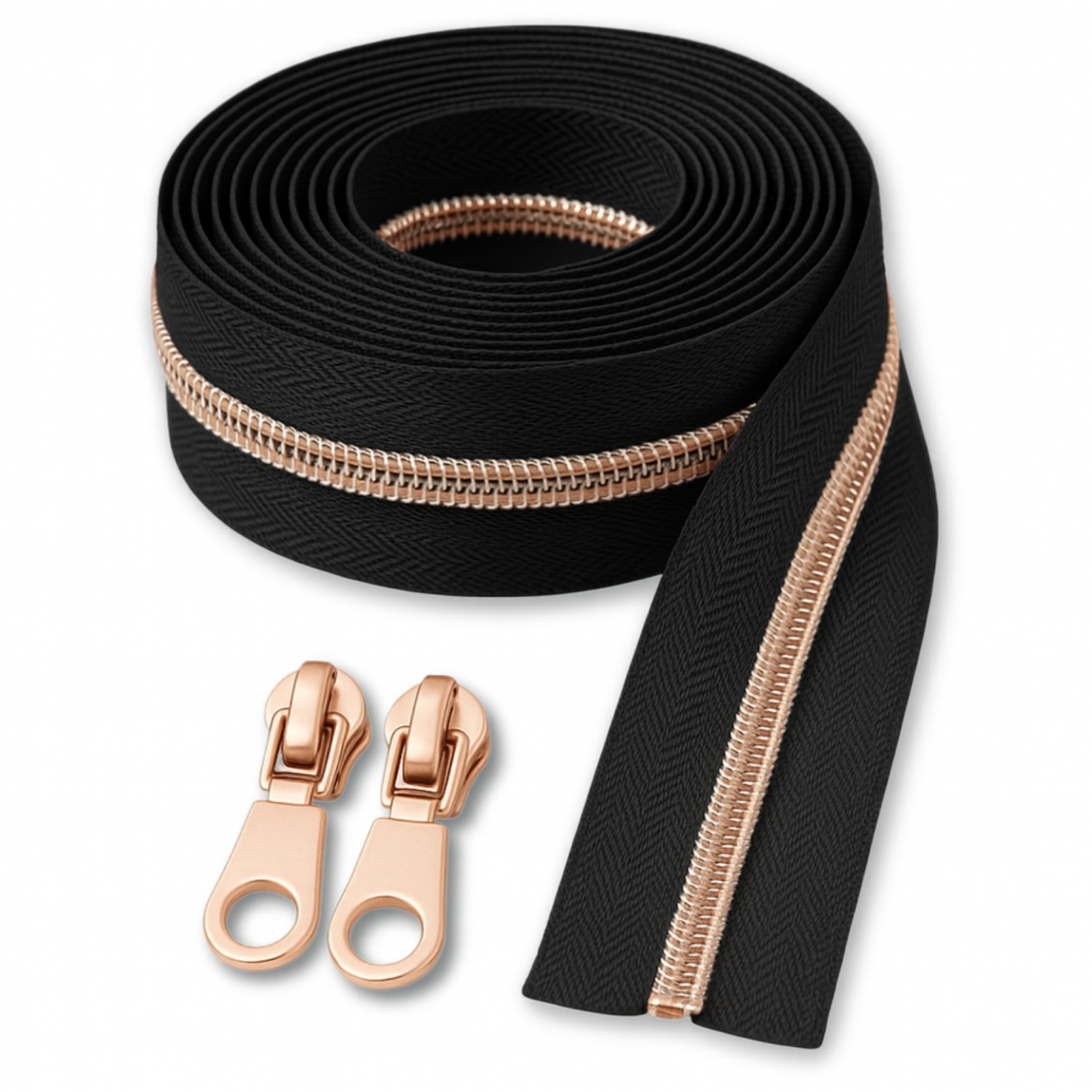 Endlosreißverschluss + Schieber