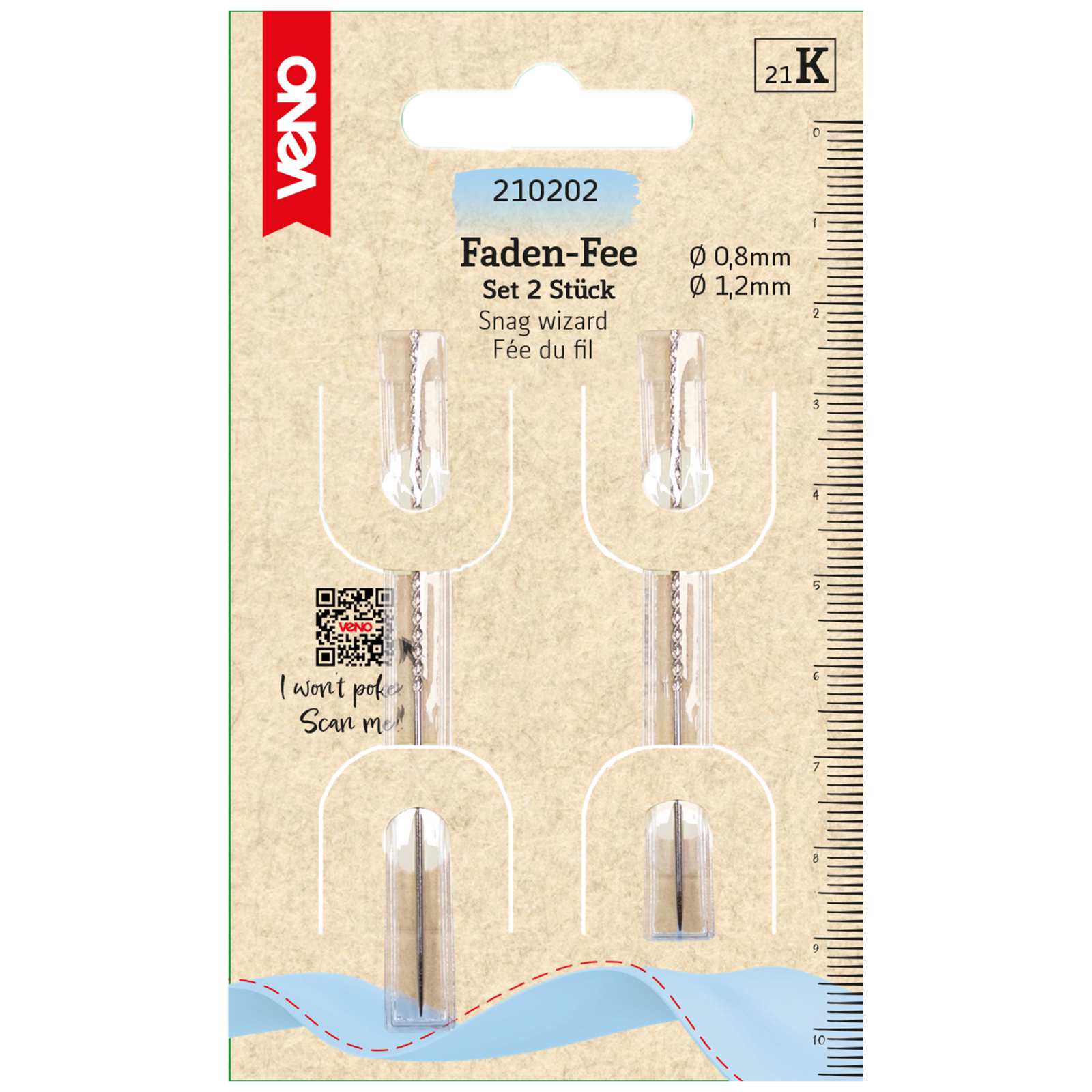 Faden-Fee Set extra fein