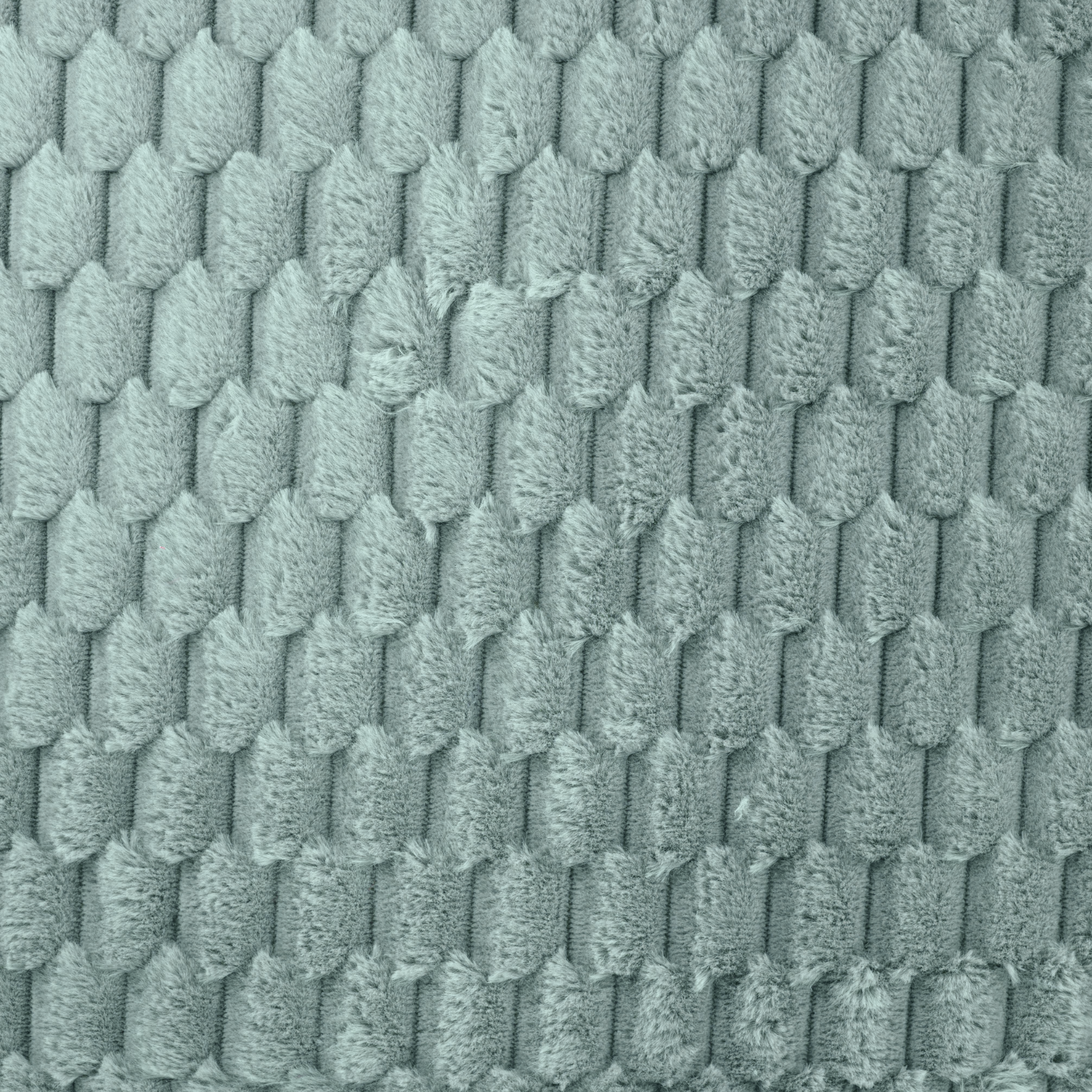 Fellimitat Stoff - Wabenmuster