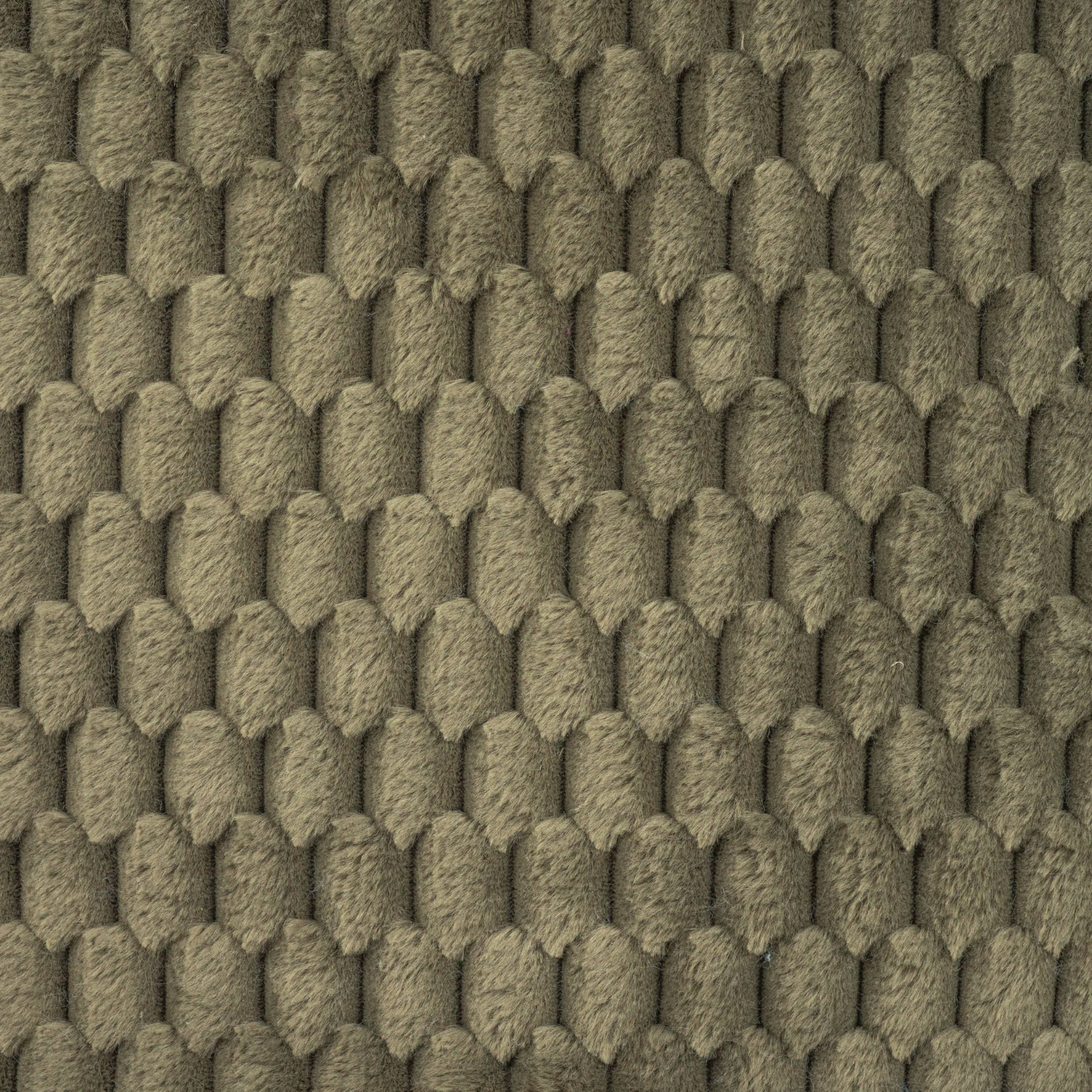 Fellimitat Stoff - Wabenmuster