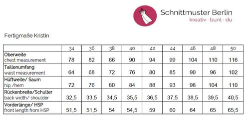 Papierschnittmuster Wickelshirt Kristin