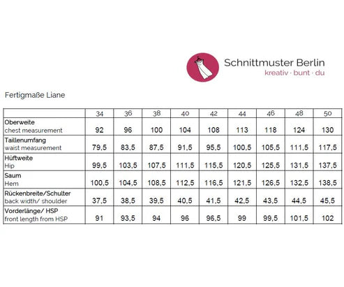 Papierschnittmuster Strickmantel Liane