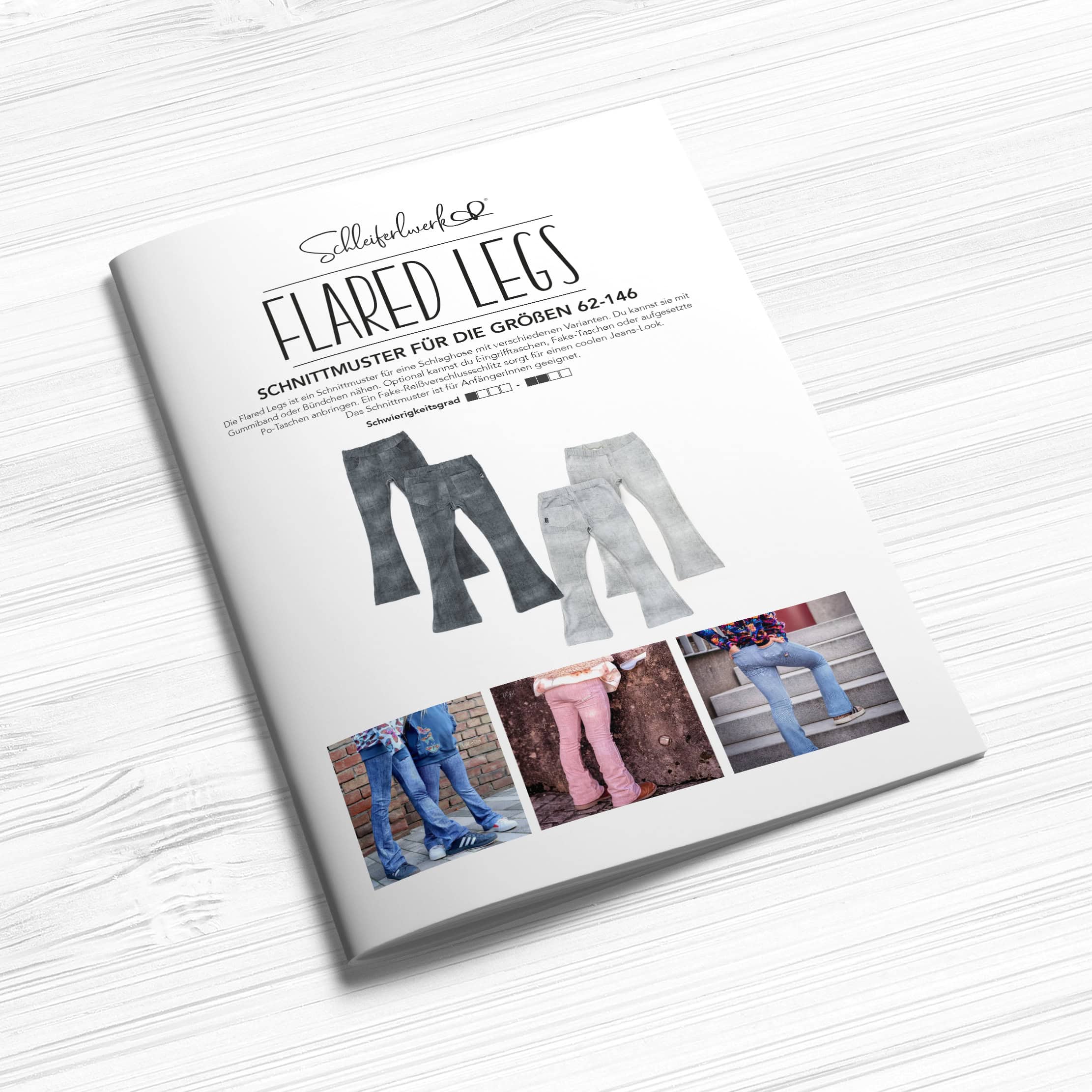 Papierschnittmuster - Flared Legs