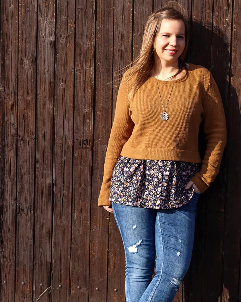 Papierschnittmuster - Girly Sweater