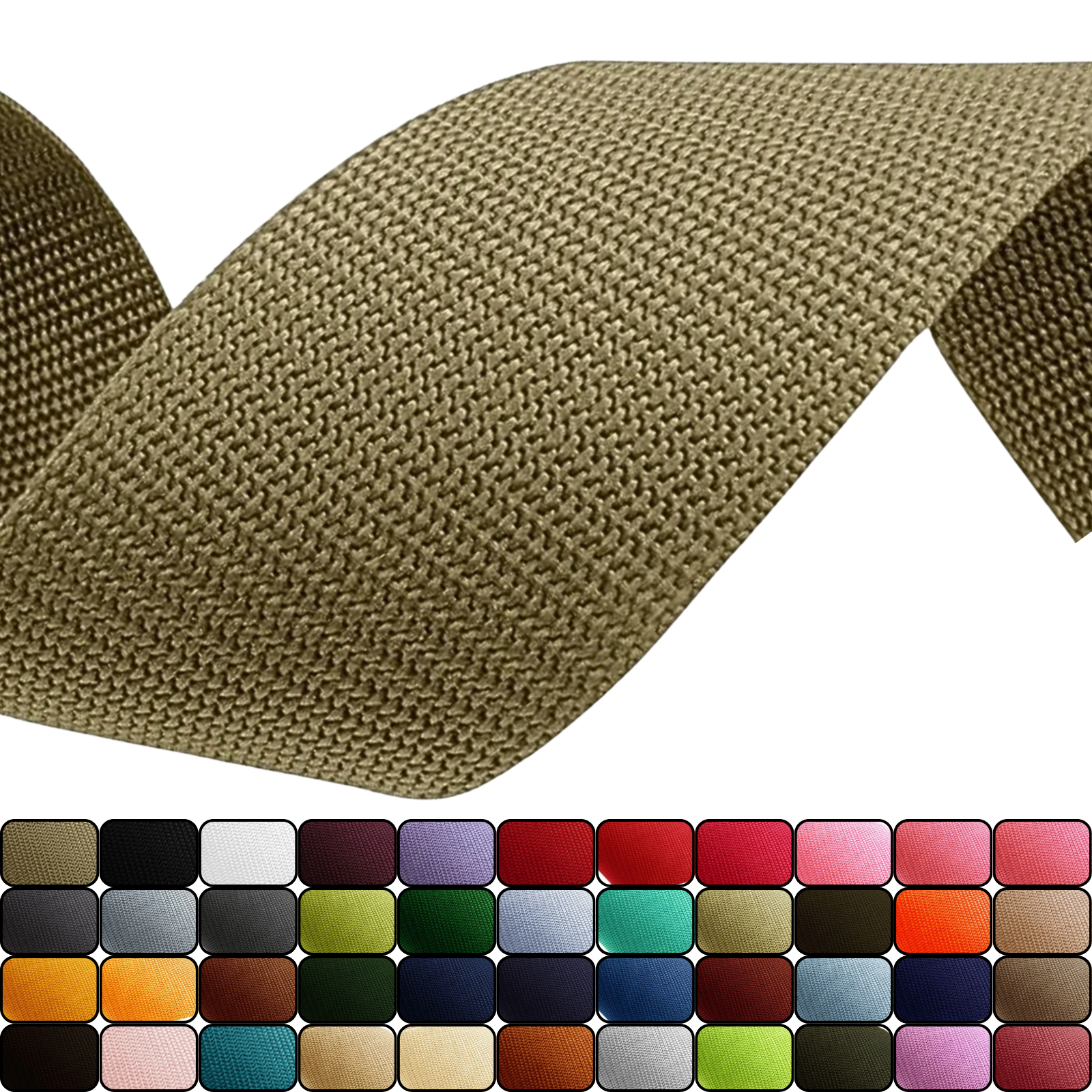 Gurtband ca. 30 mm breit - uni