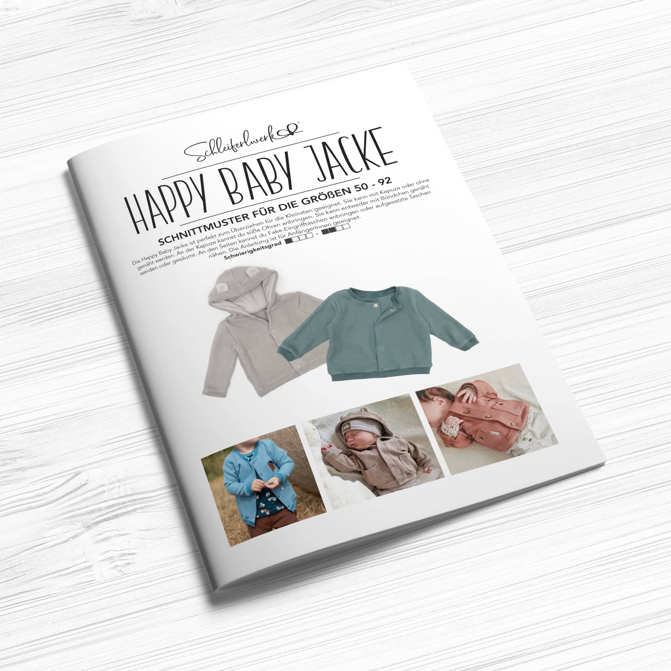 Papierschnittmuster - Happy Baby Jacke