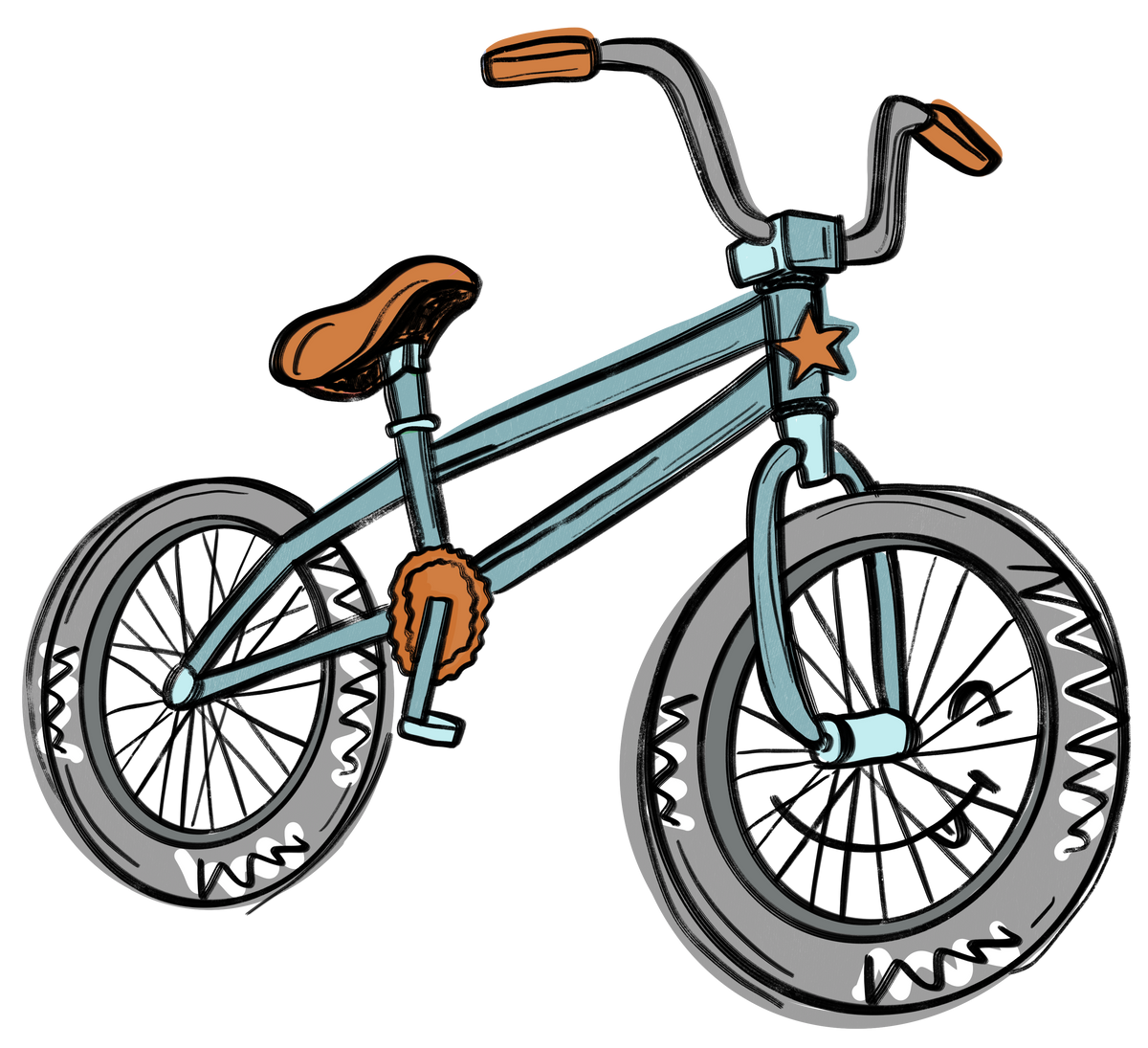Bügelbild Applikation - Katzengold Design BikeParts - Bike