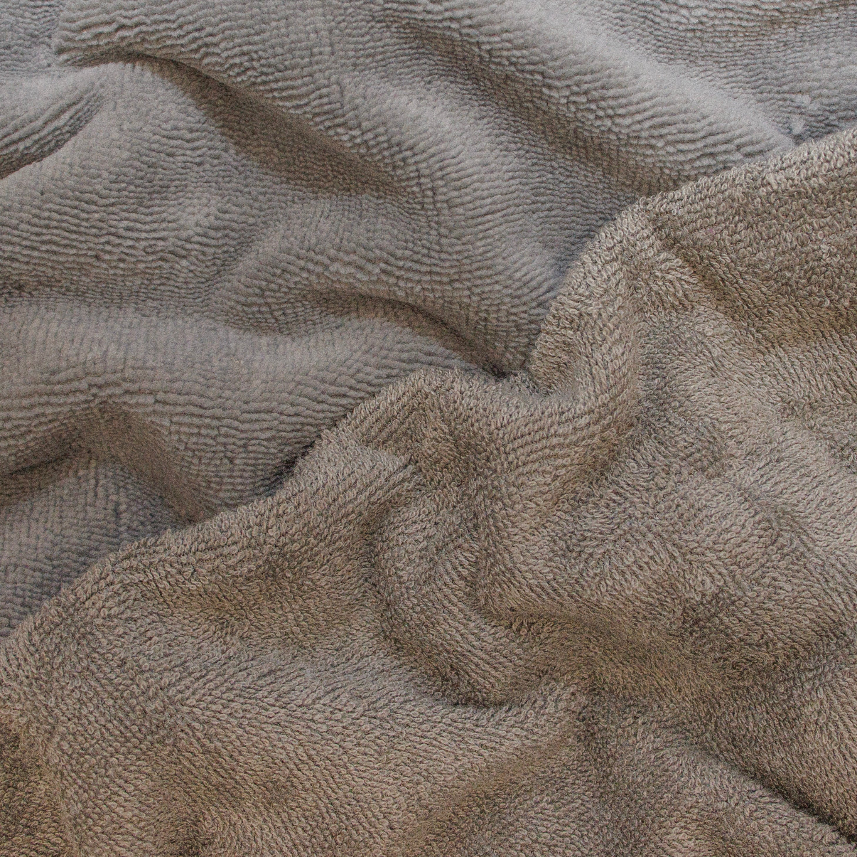 Französischer Doubleface Bambus Frottee Fleece - uni