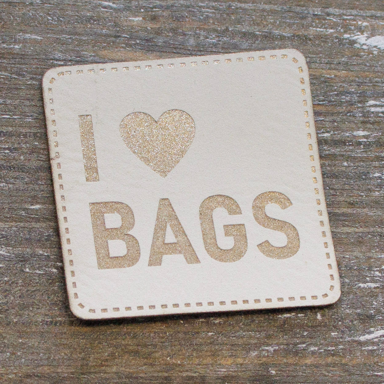 Label Kunstleder KDS - I ♥ BAGS