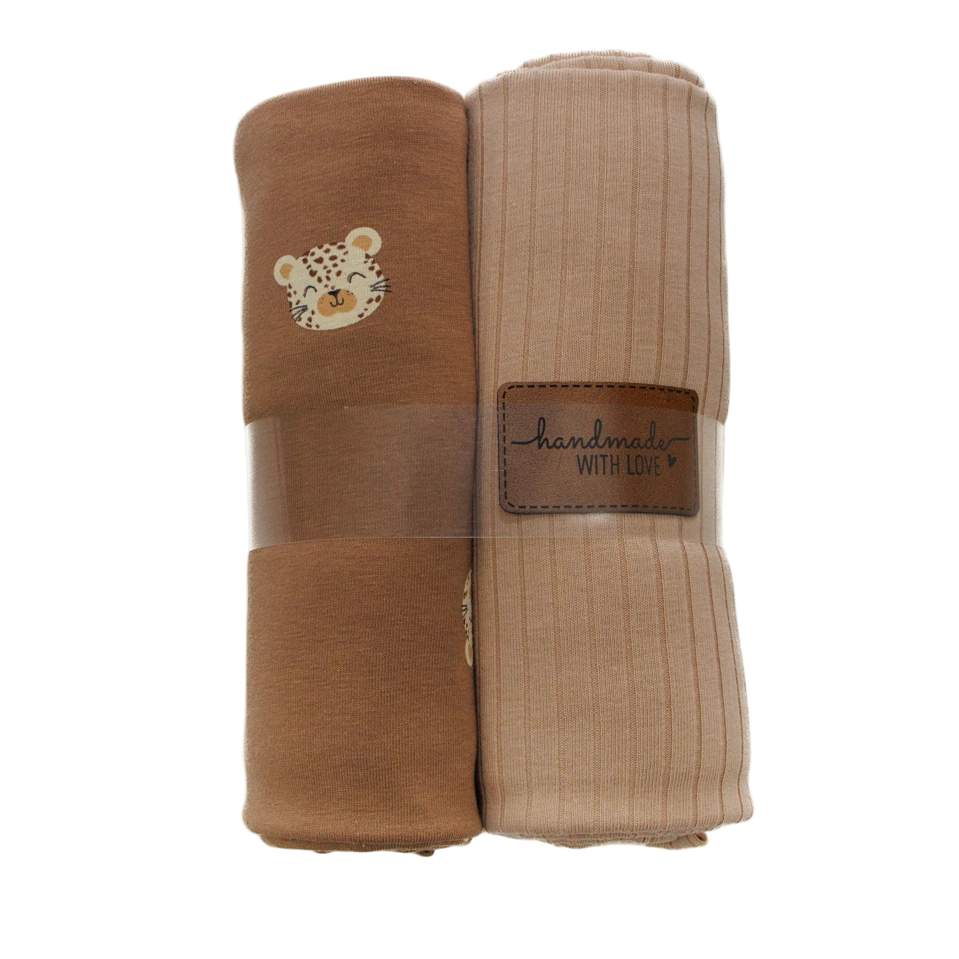 Jersey Stoffpaket + Label- Leoparden