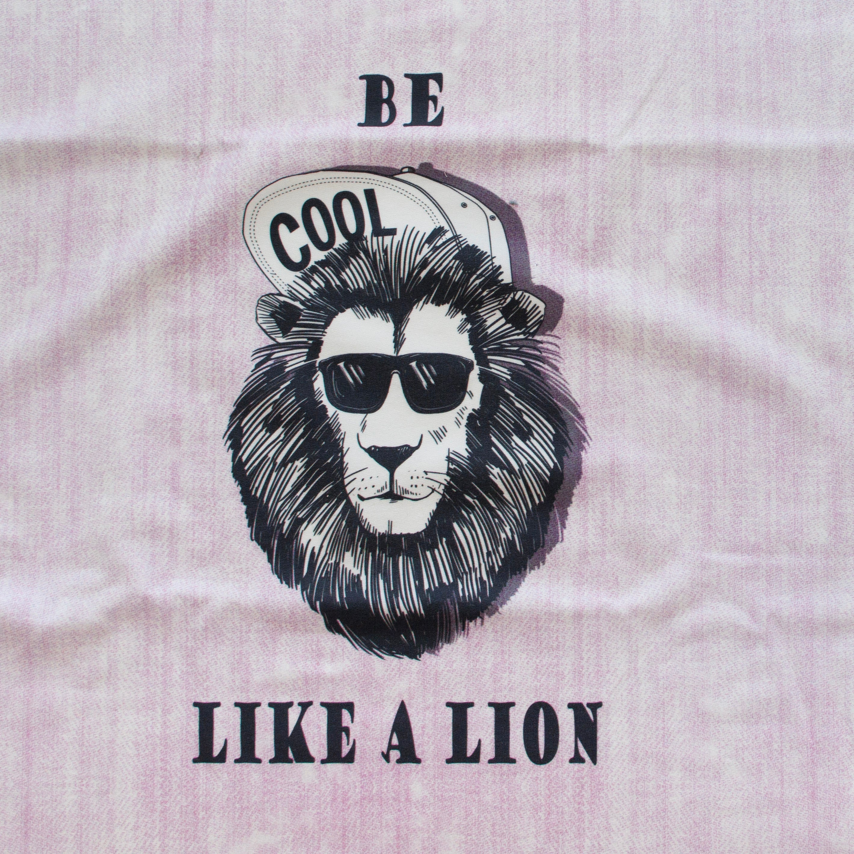 Sweat French Terry PANEL ca 50 cm x 140 cm - Löwe